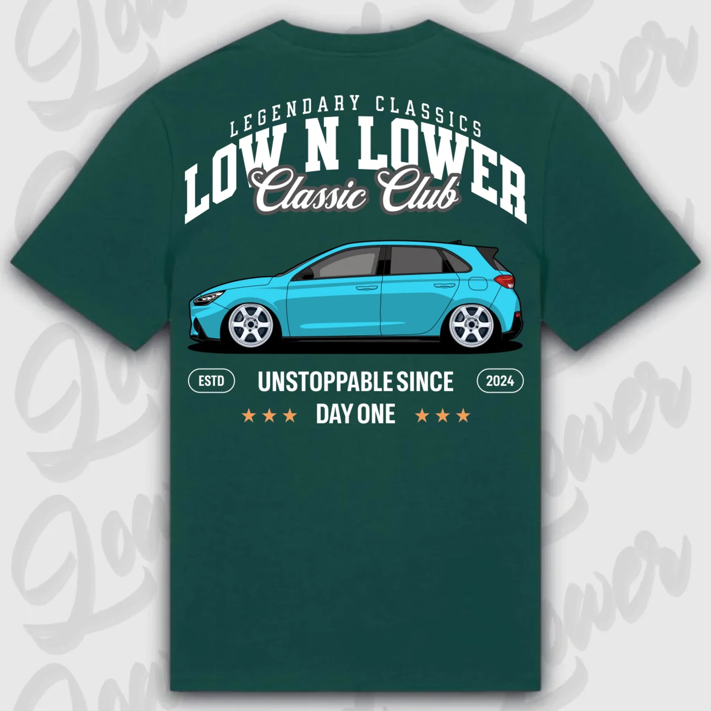 Mockup Stand shirt teeinblue -      