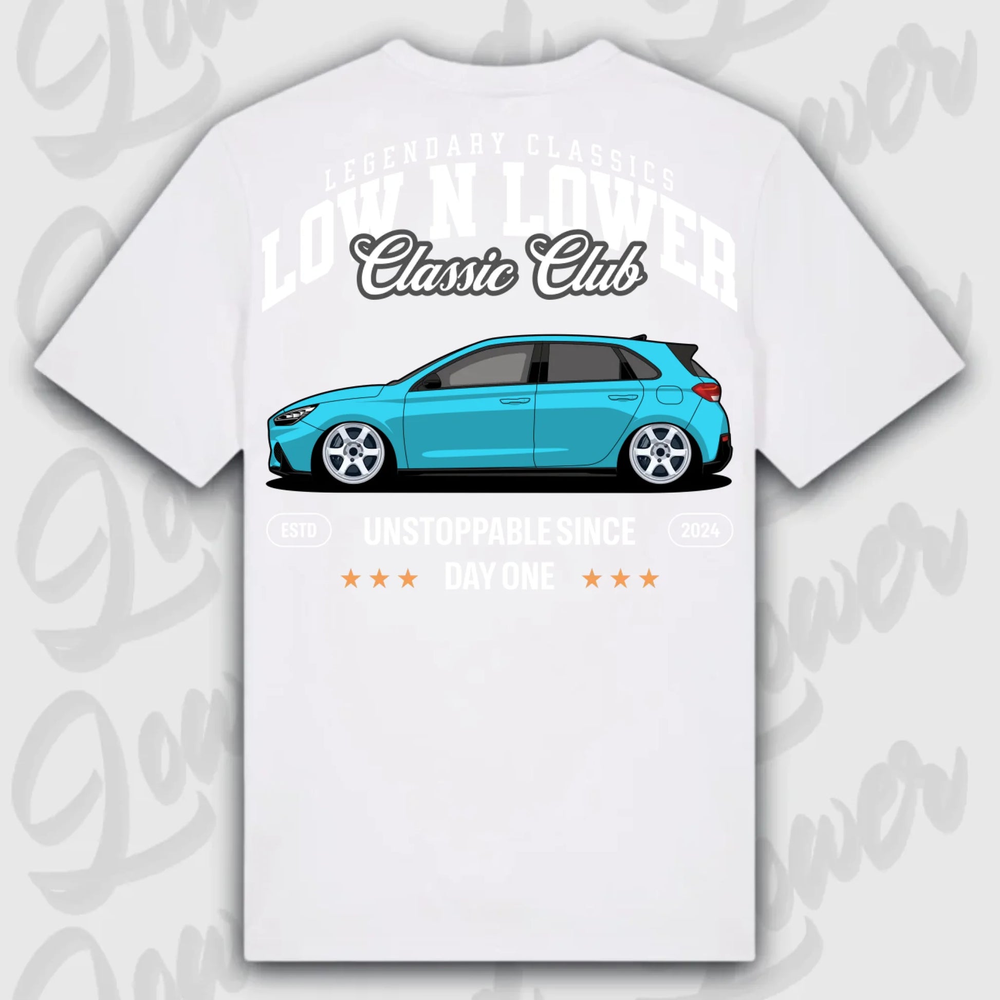 Mockup Stand shirt teeinblue - Shirt 4