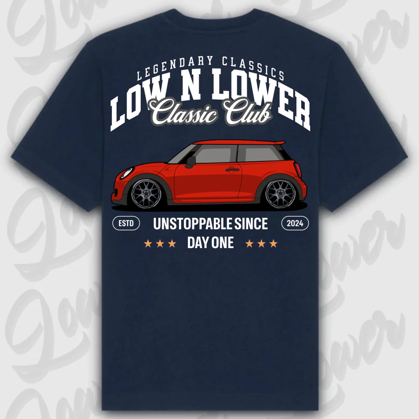 Mockup Stand shirt teeinblue - shirt 5