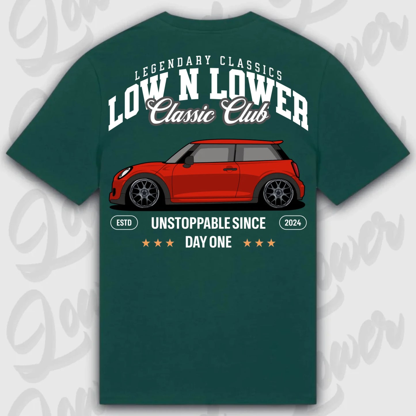 Mockup Stand shirt teeinblue -      