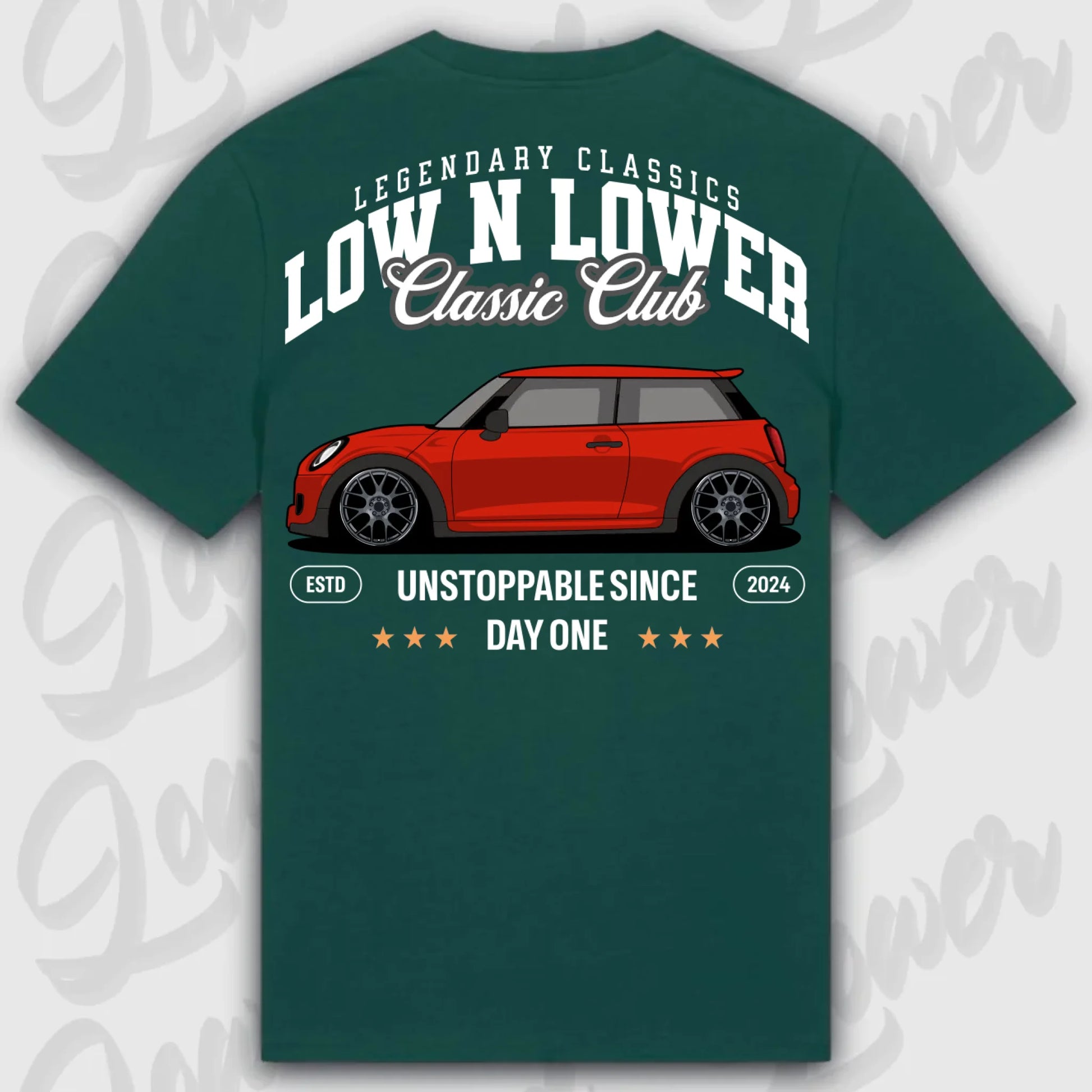 Mockup Stand shirt teeinblue -      