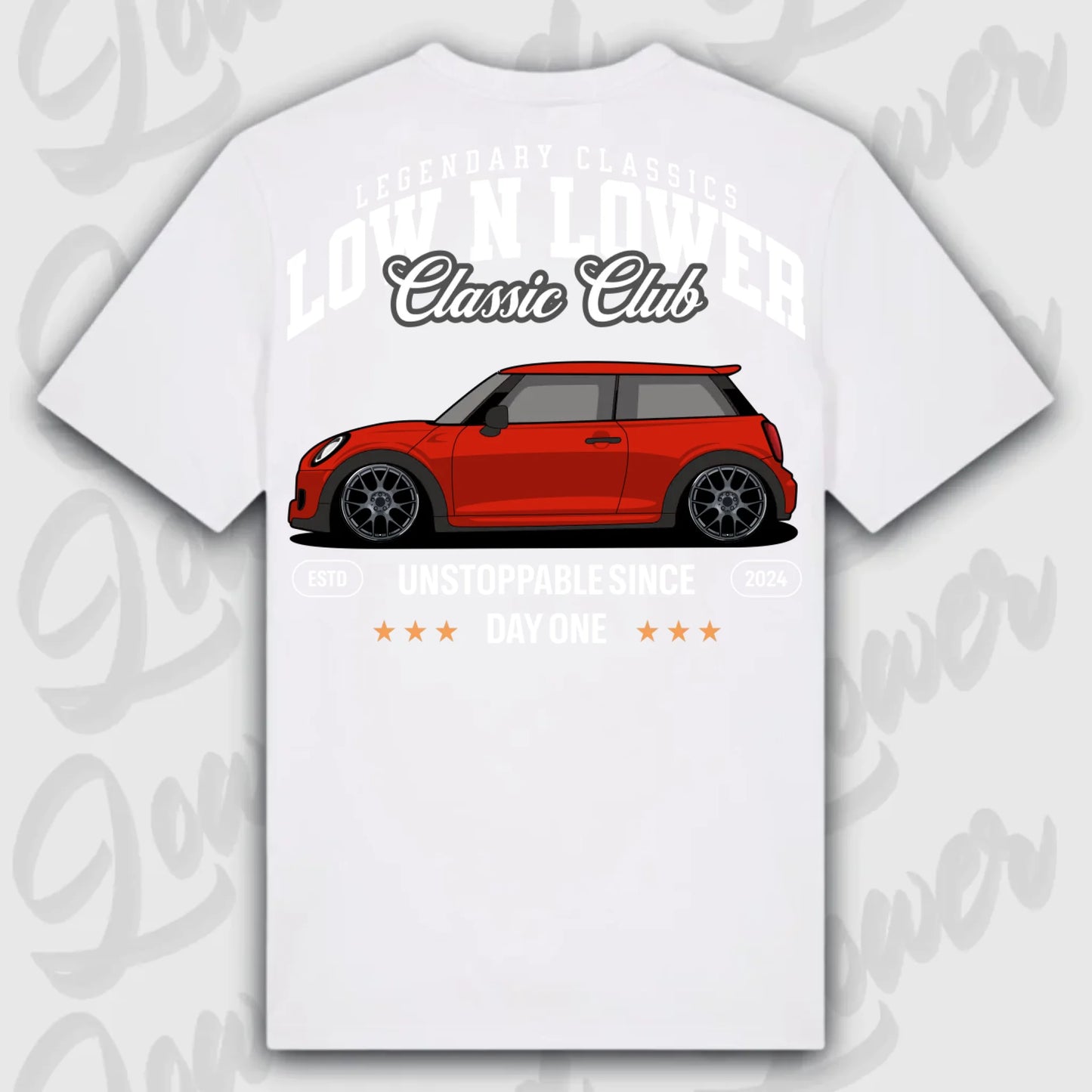 Mockup Stand shirt teeinblue - Shirt 4