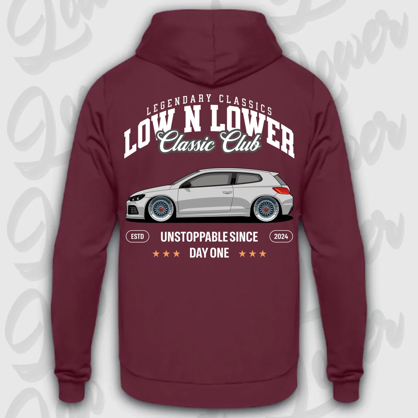 Mockup Stand hoodie teeinblue - Shirt 4