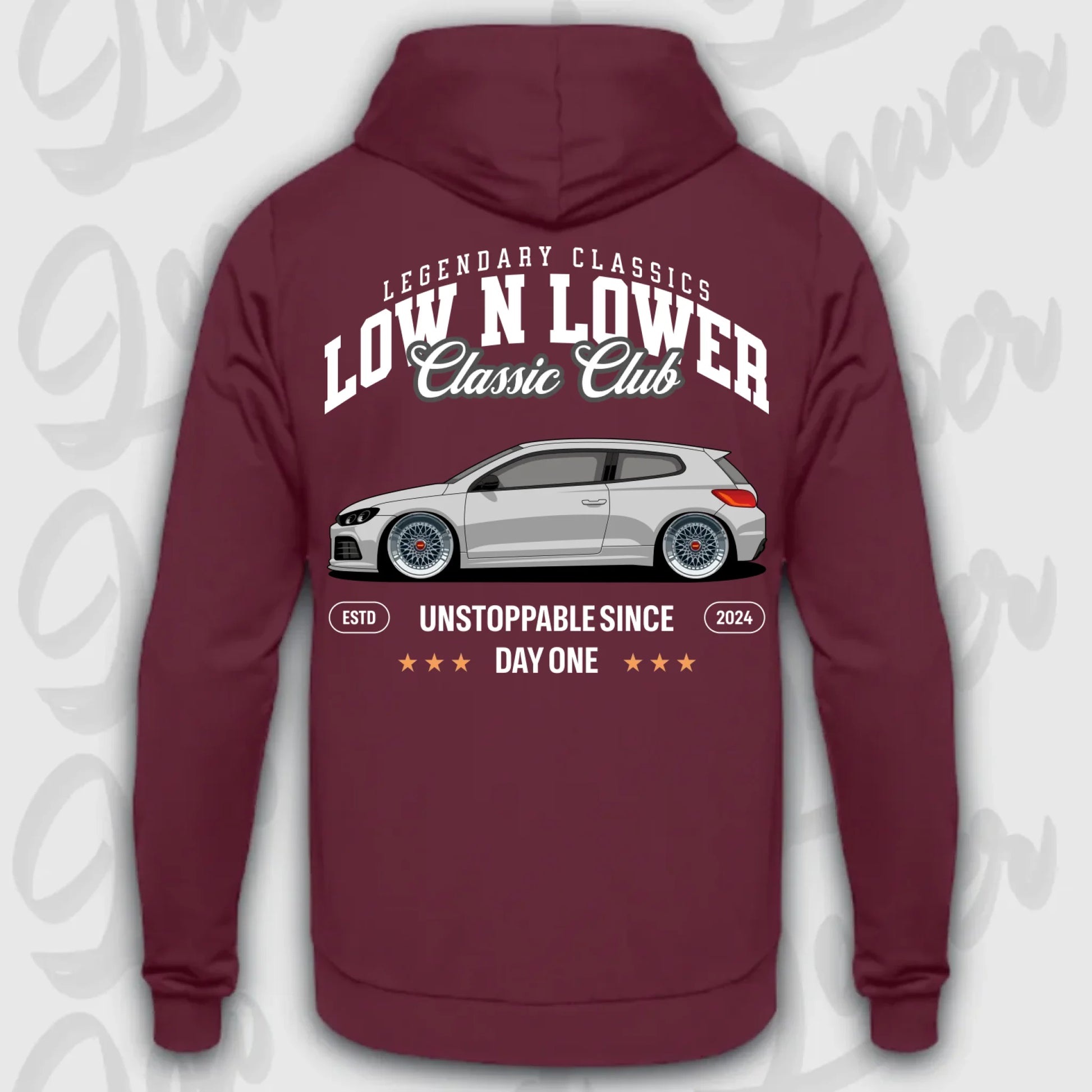 Mockup Stand hoodie teeinblue - Shirt 4