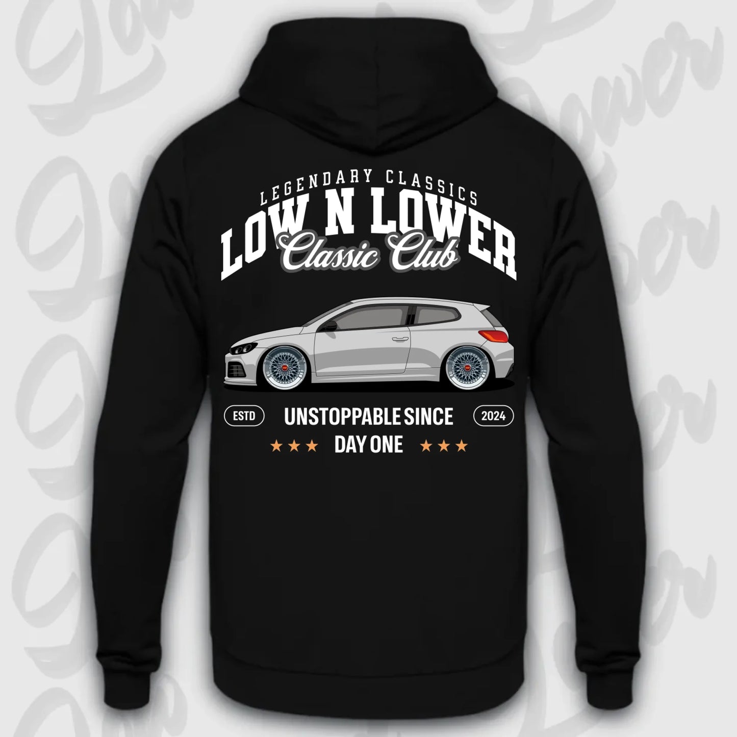 Mockup Stand hoodie teeinblue -      