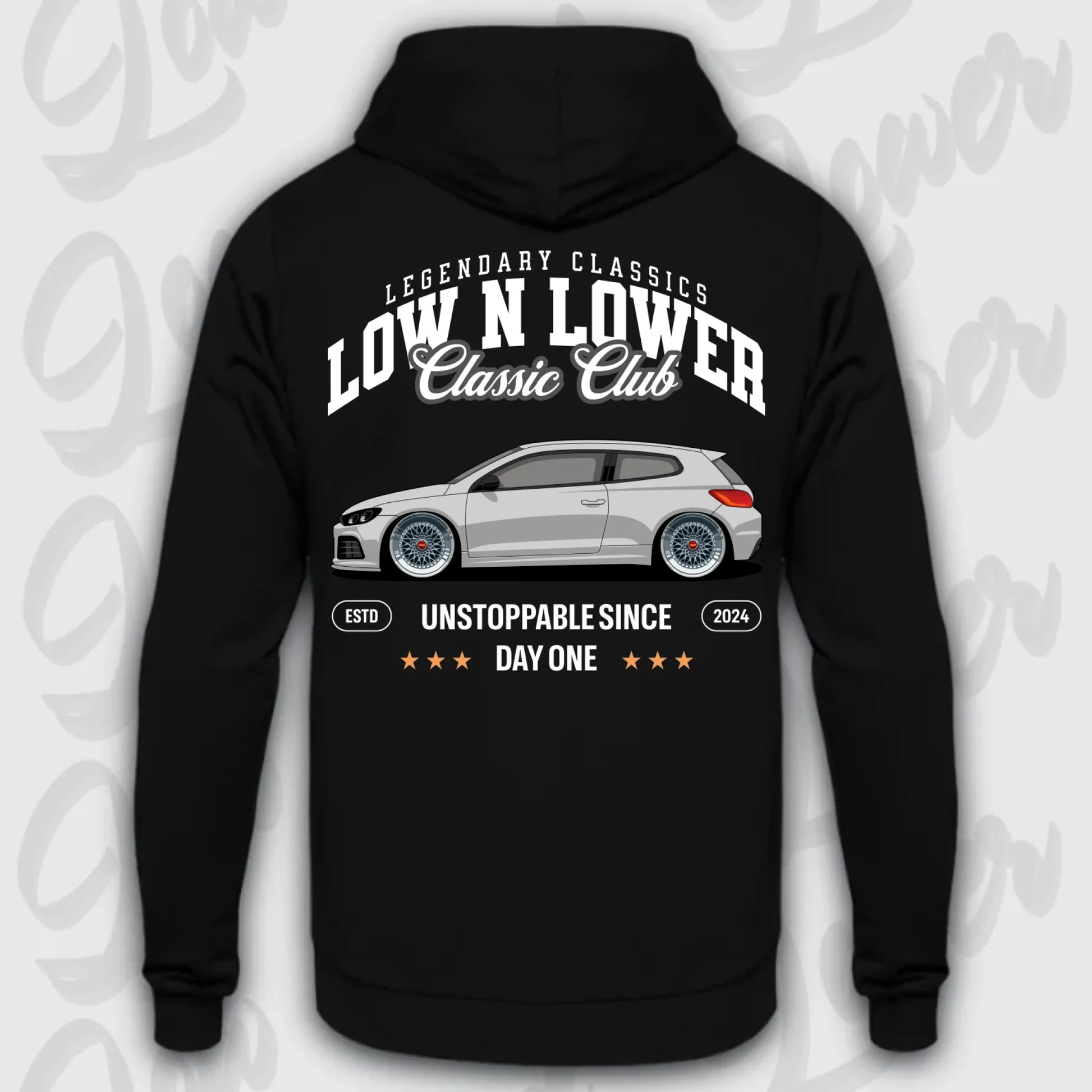 Mockup Stand hoodie teeinblue -      