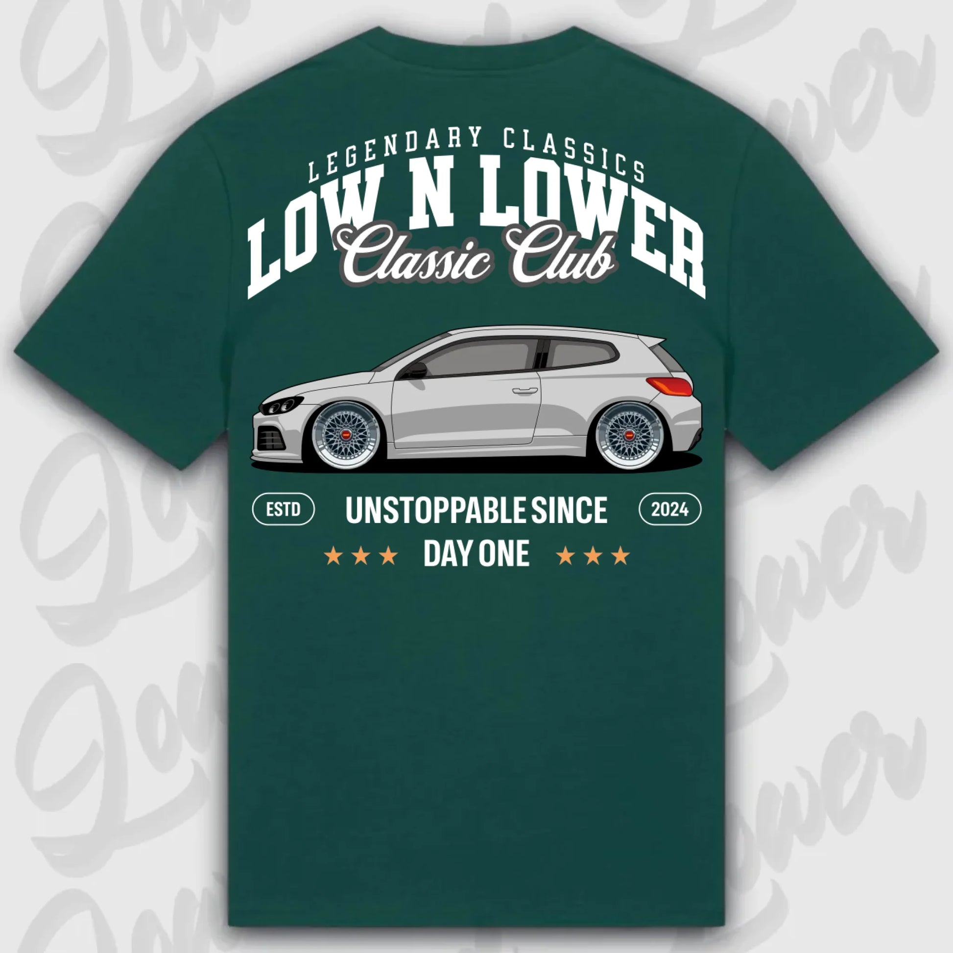 Mockup Stand shirt teeinblue -      