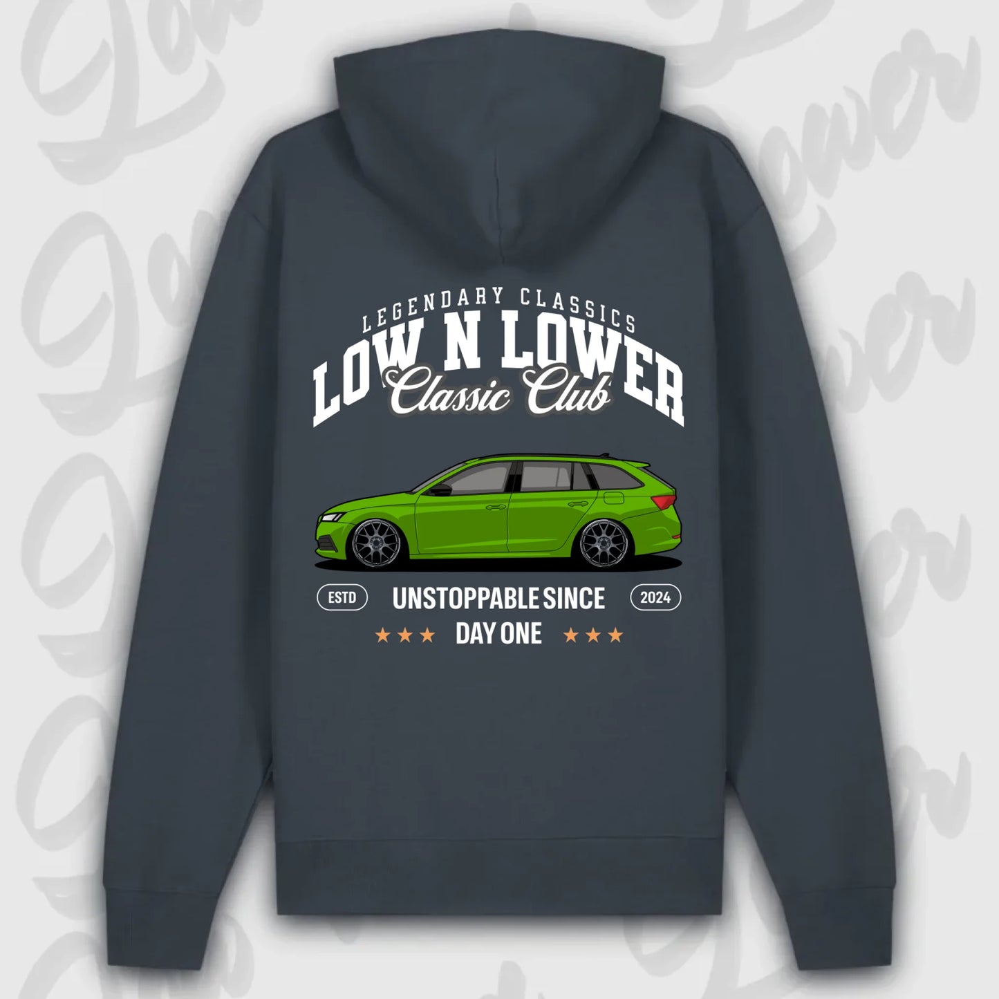 Mockup Premium Hoodie teeinblue - shirt Over 1