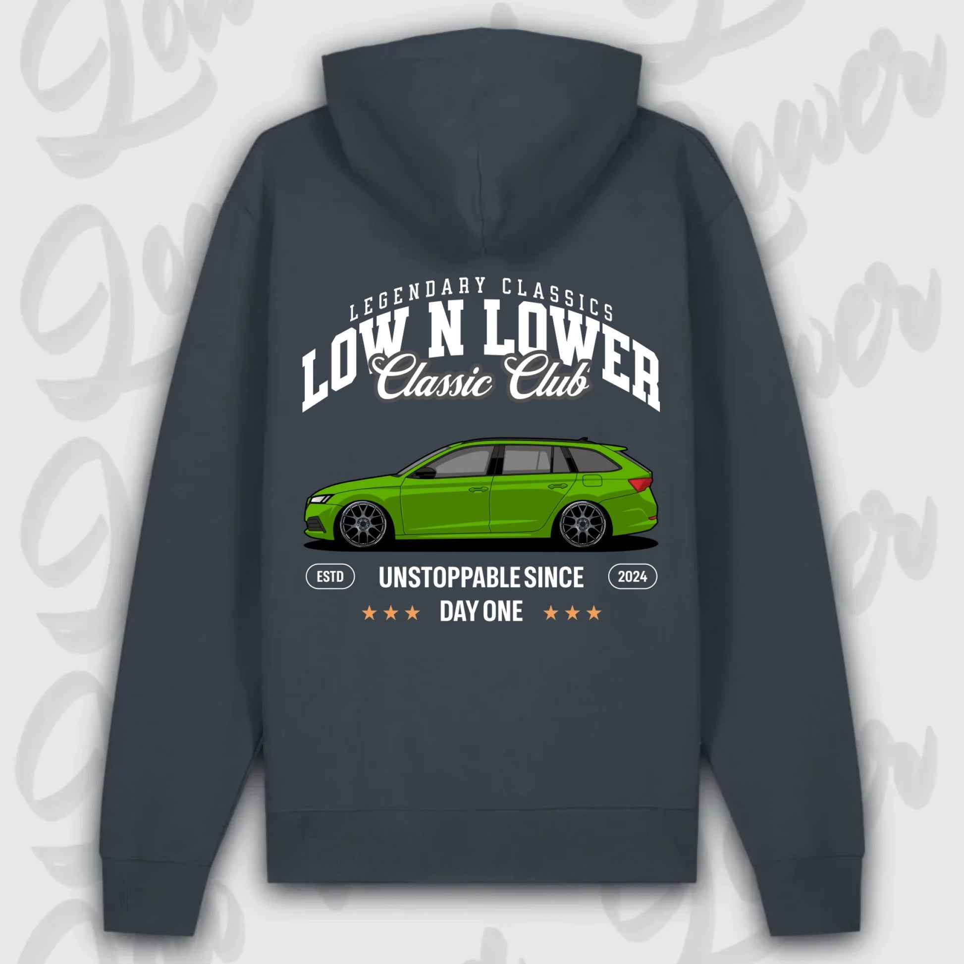 Mockup Premium Hoodie teeinblue - shirt Over 1