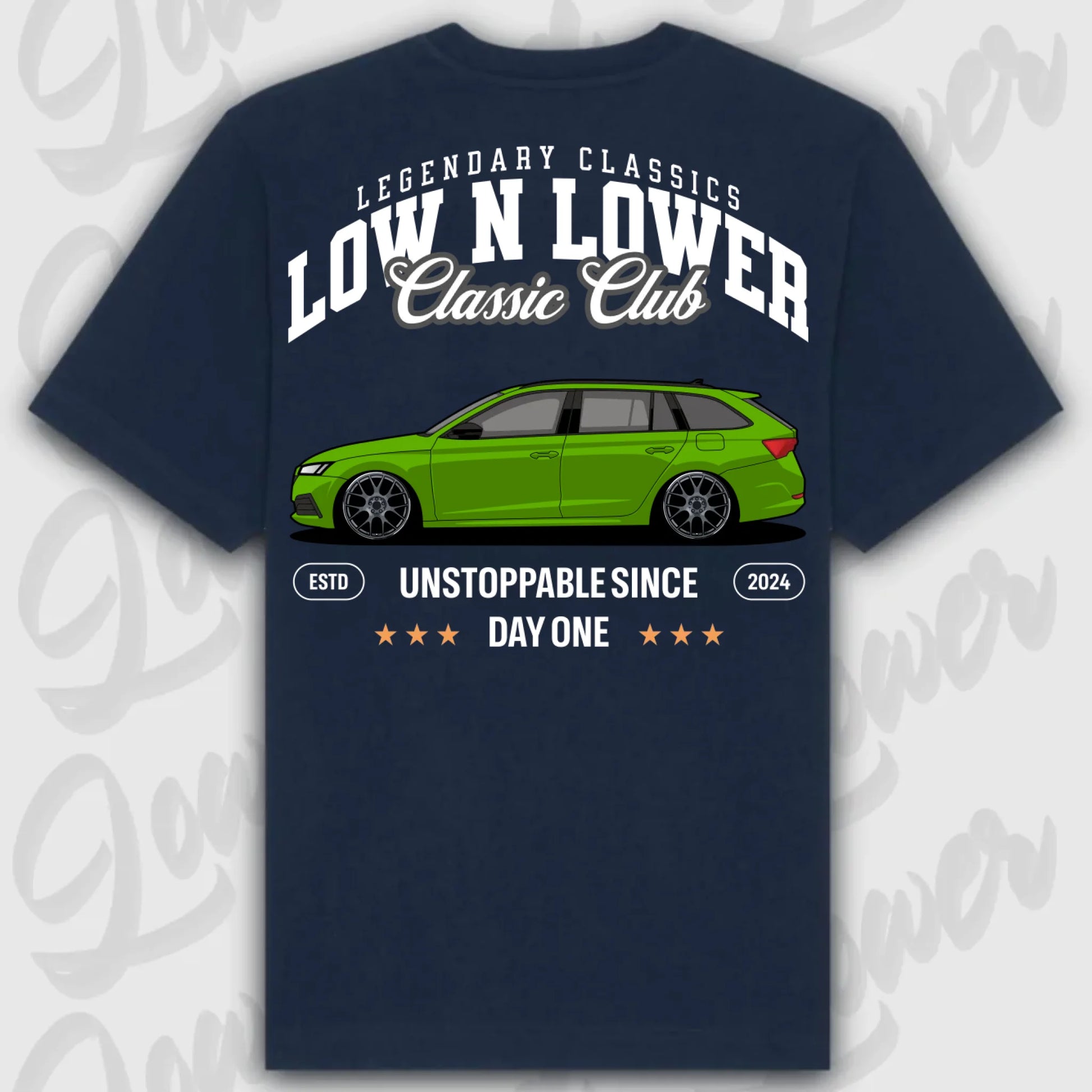 Mockup Stand shirt teeinblue - shirt 5