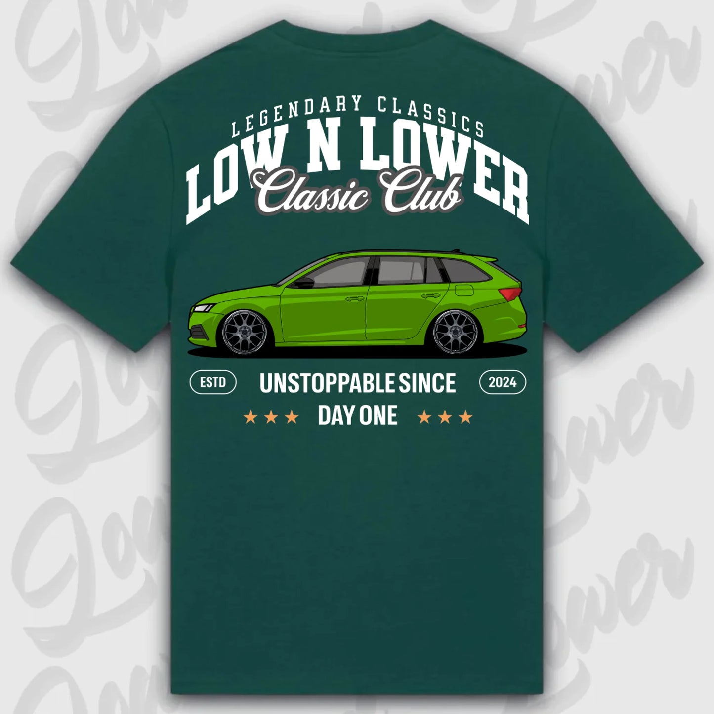 Mockup Stand shirt teeinblue -      