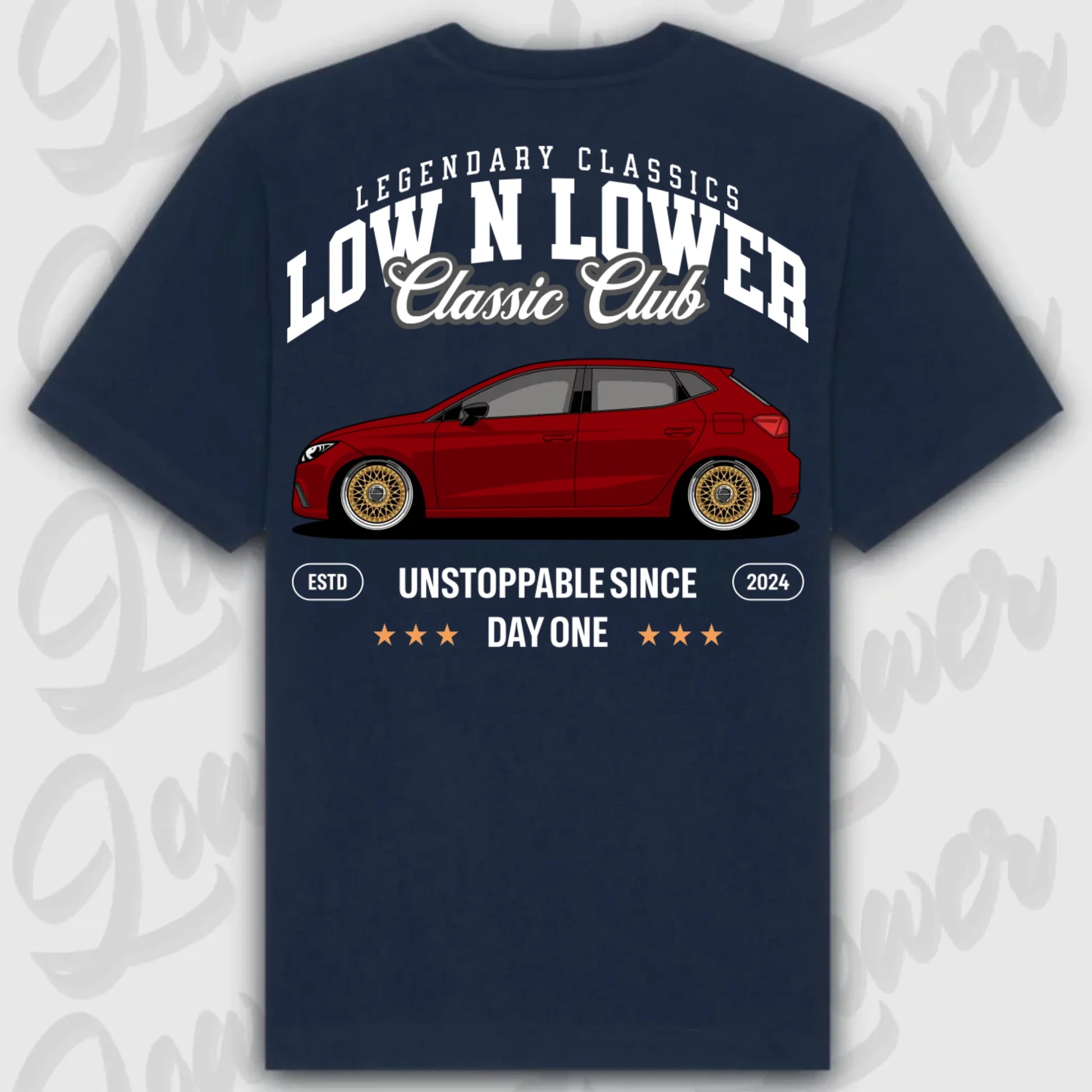 Mockup Stand shirt teeinblue - shirt 5