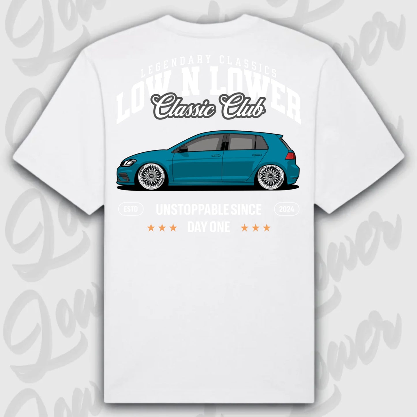 Mockup Oversize shirt teeinblue - Shirt stand 2