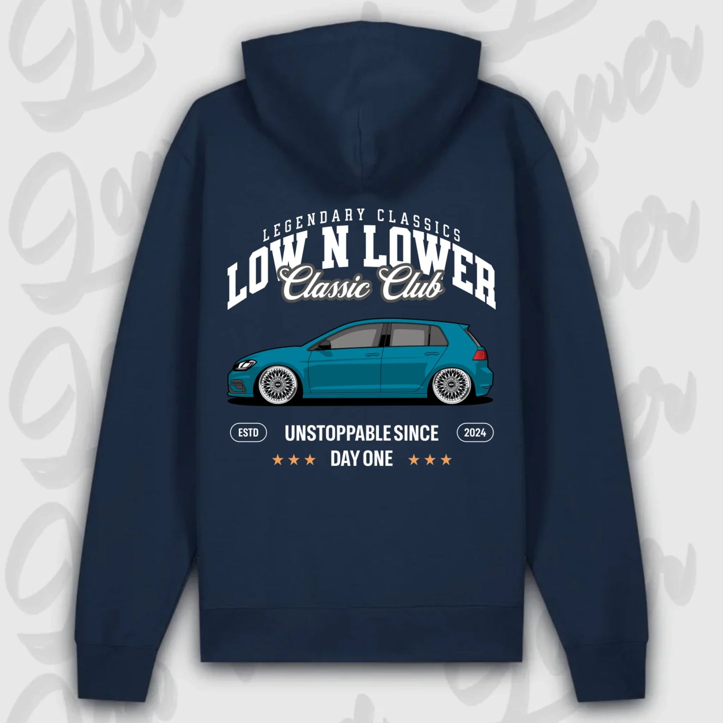 Mockup Premium Hoodie teeinblue - Shirt stand 2