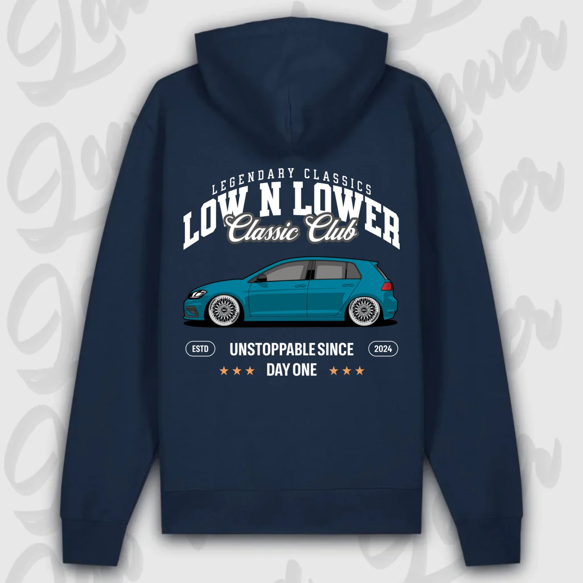 Mockup Premium Hoodie teeinblue - Shirt stand 2