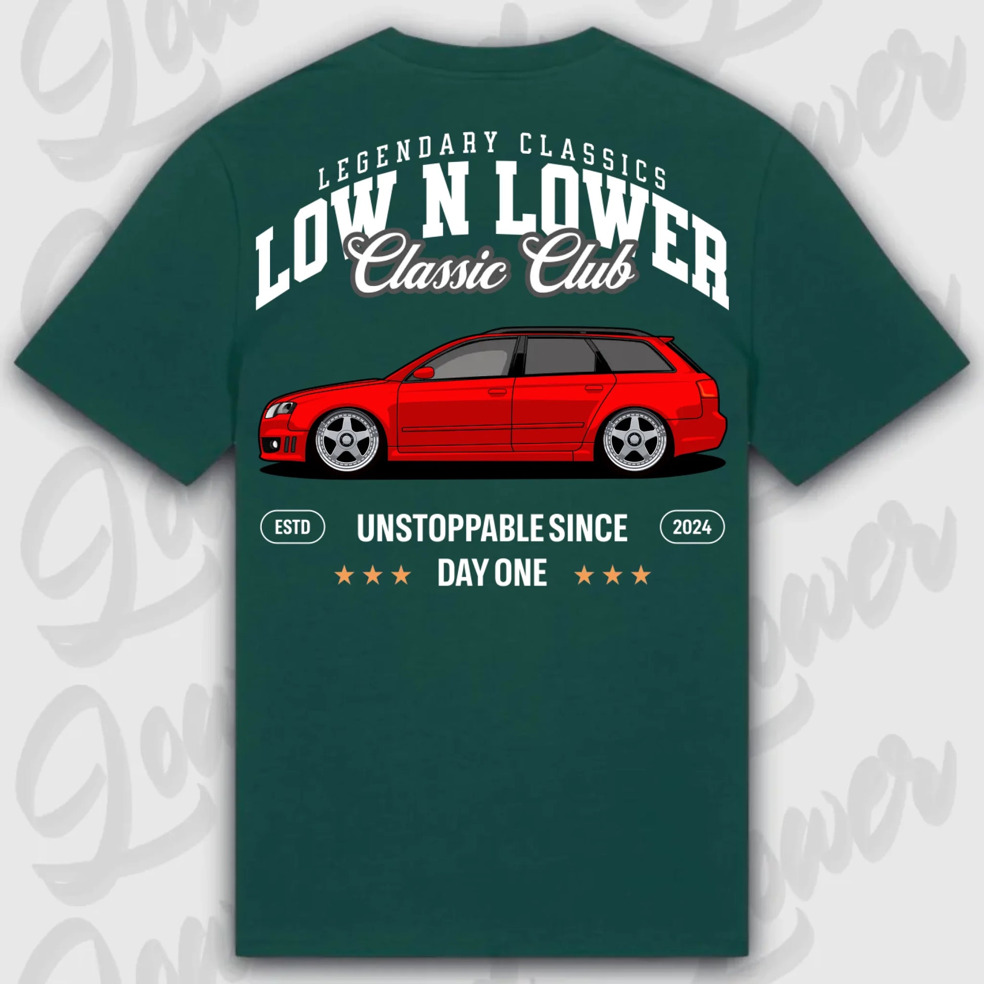 Mockup Stand shirt teeinblue -      