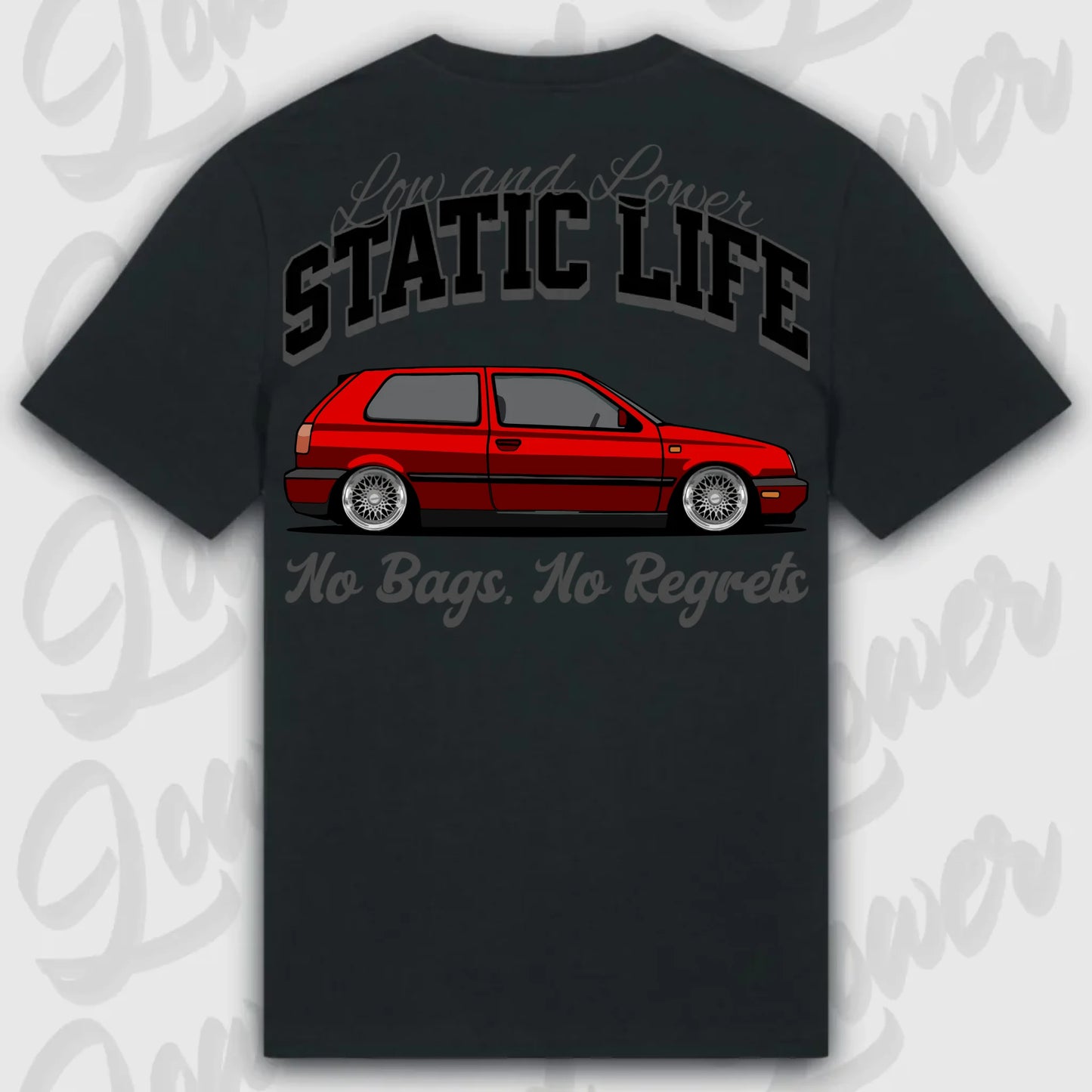 Mockup Stand shirt teeinblue - shirt Over 1