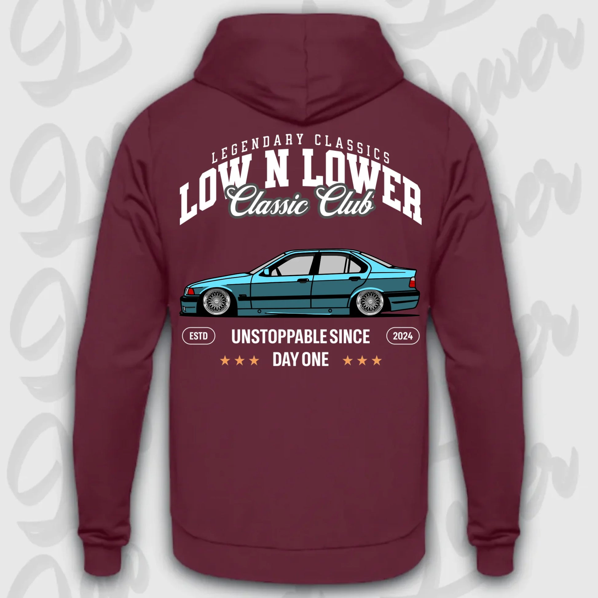 Mockup Stand hoodie teeinblue - Shirt 4