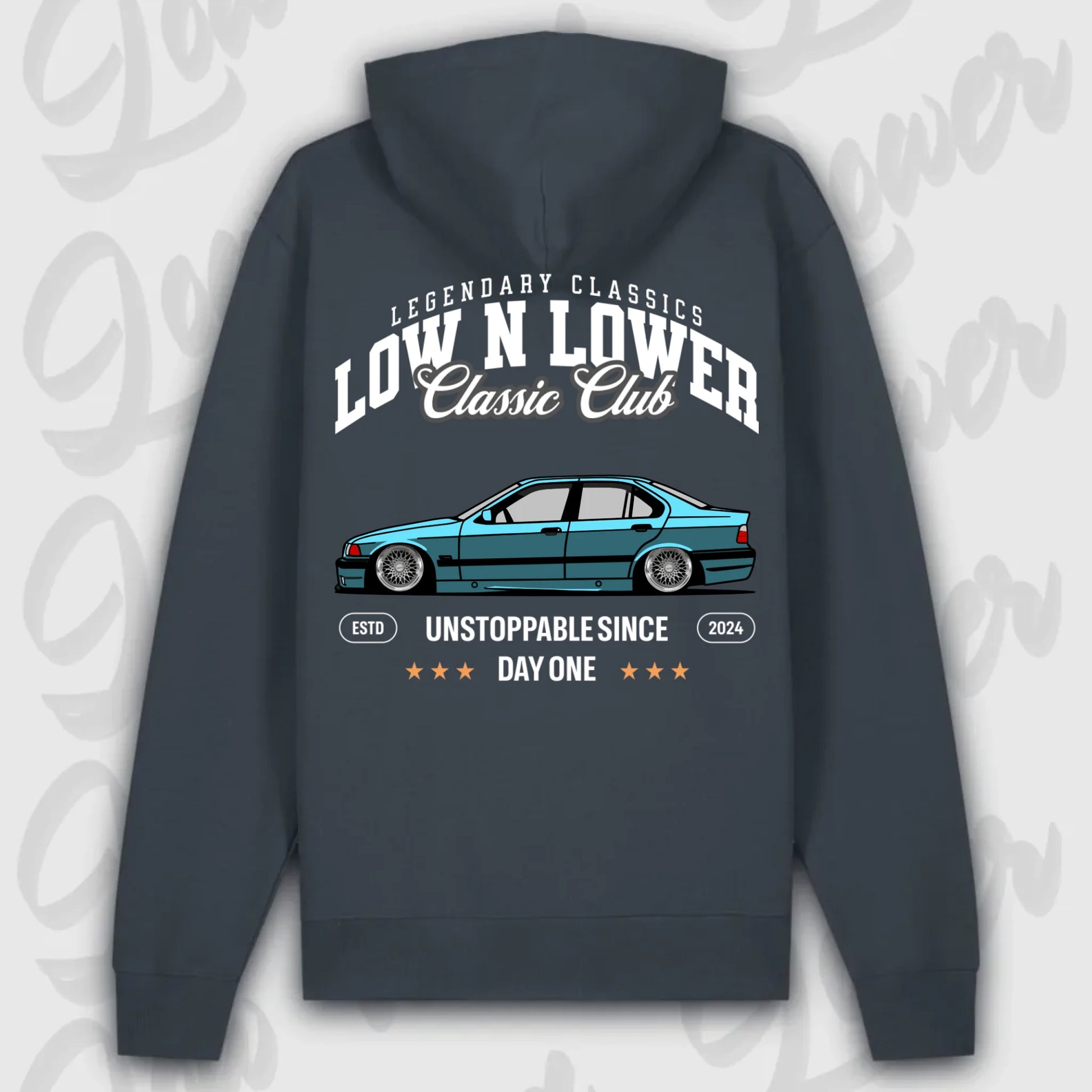 Mockup Premium Hoodie teeinblue - shirt Over 1