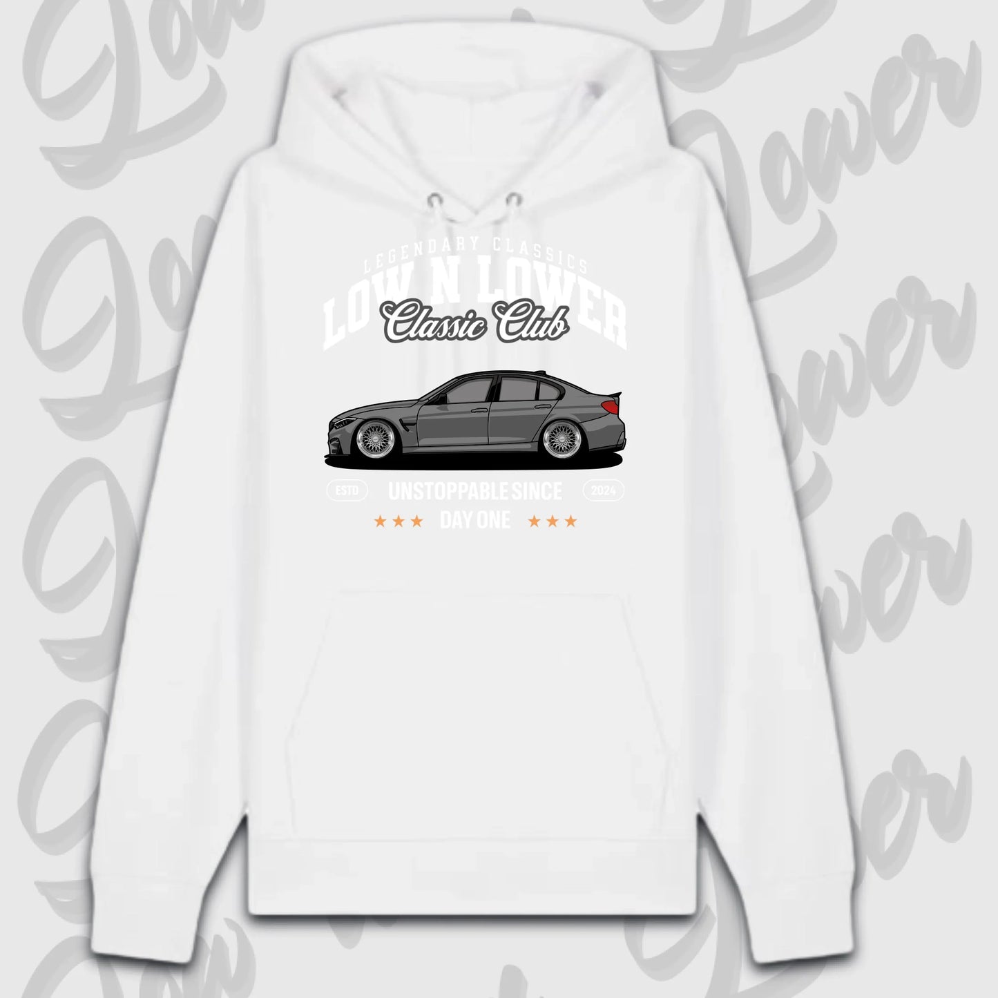 Premium hoodie weiß