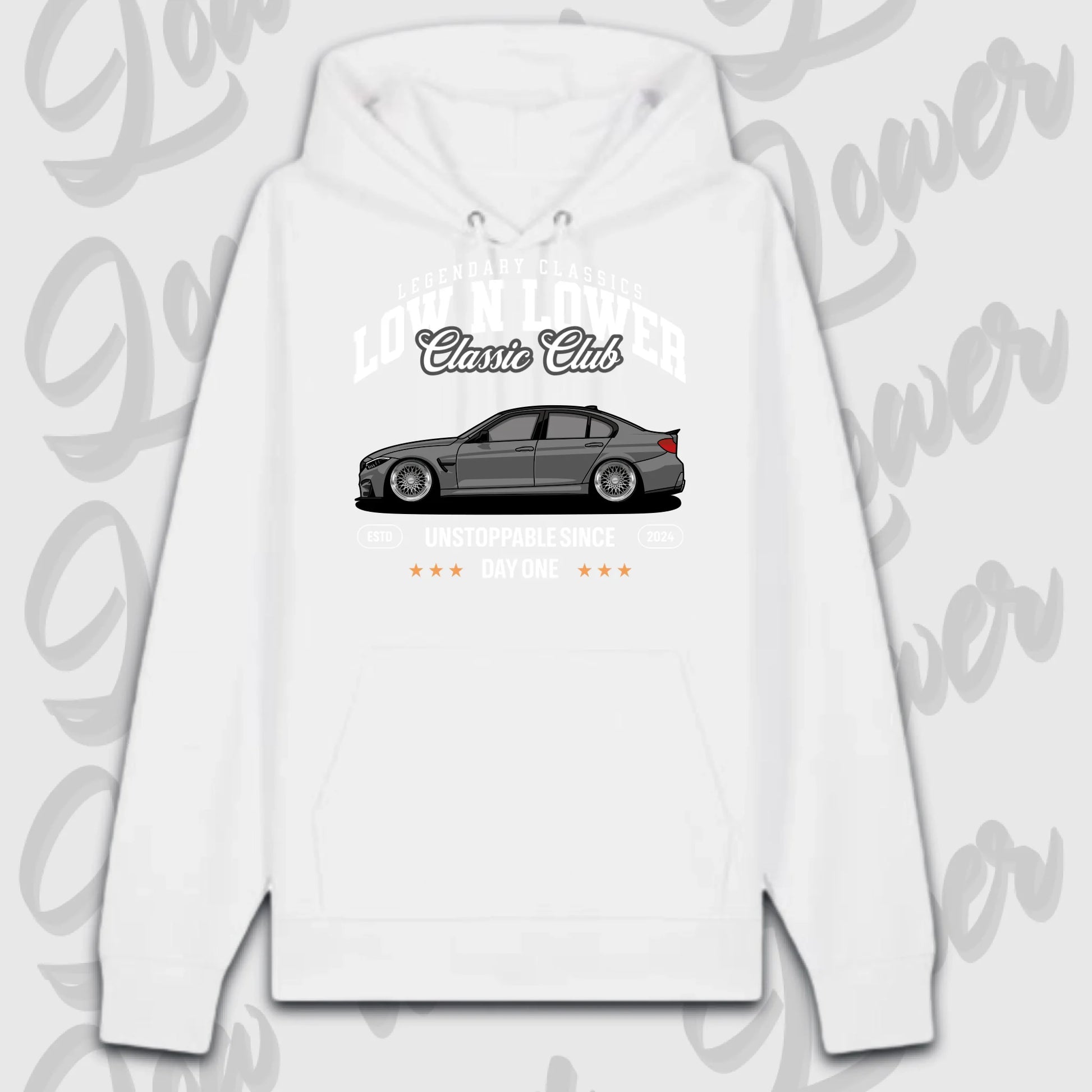 Premium hoodie weiß