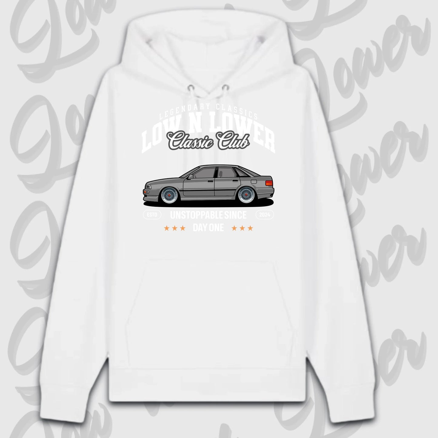 Premium hoodie weiß