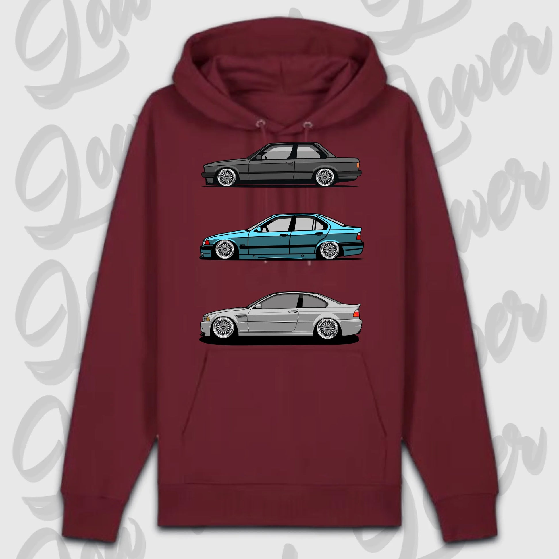 Premium hoodie Burgunds