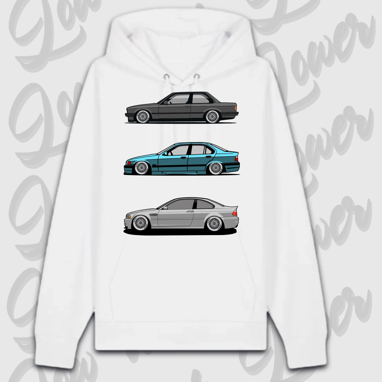 Premium hoodie weiß