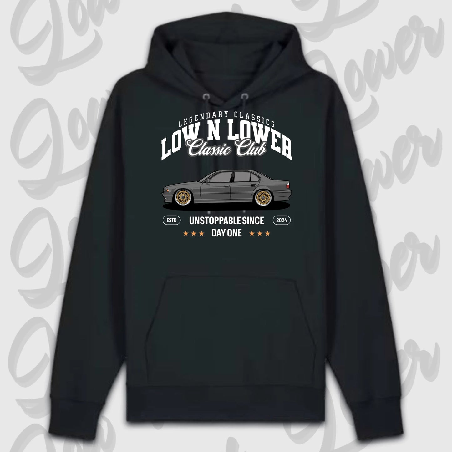 Premium hoodie schwarz