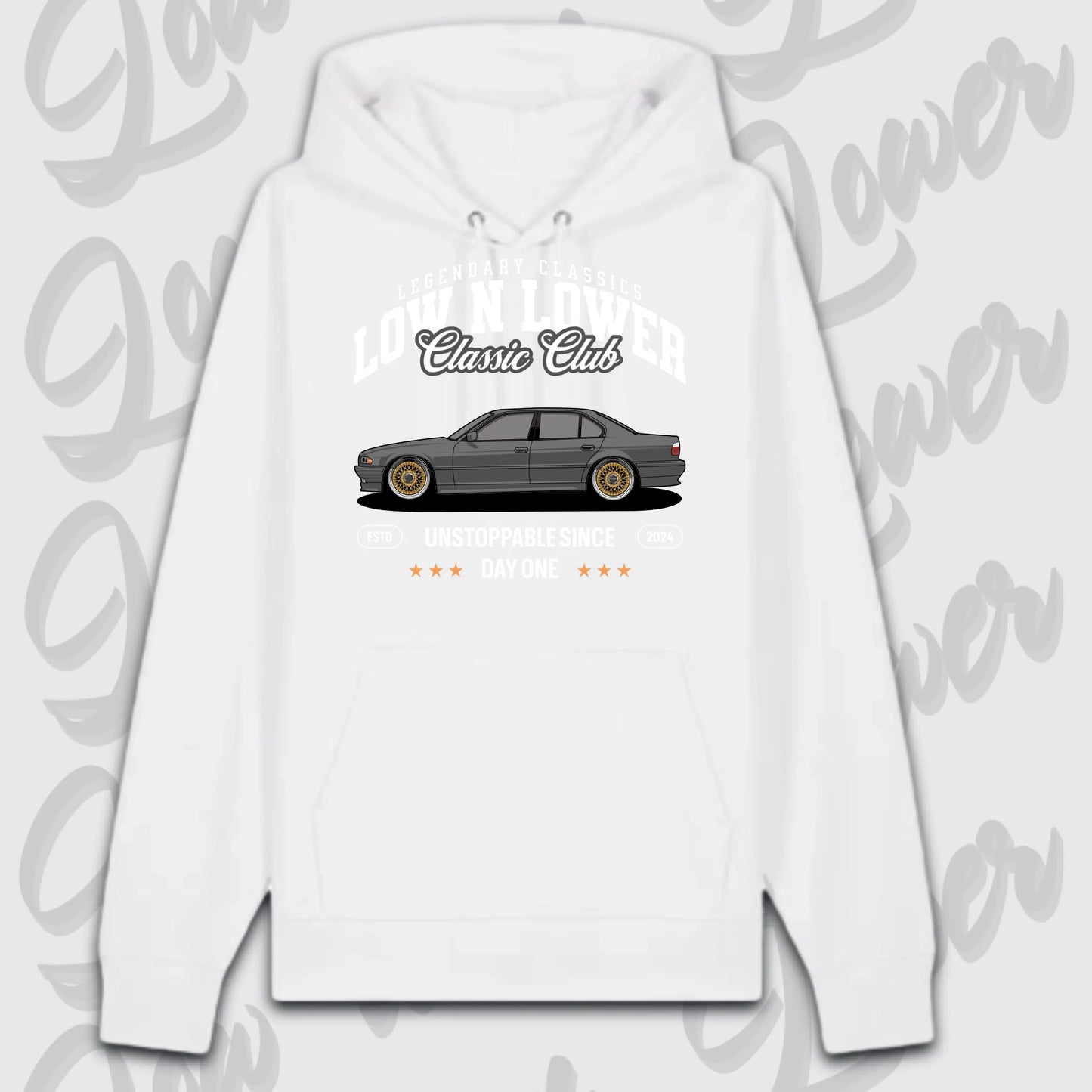 Premium hoodie weiß