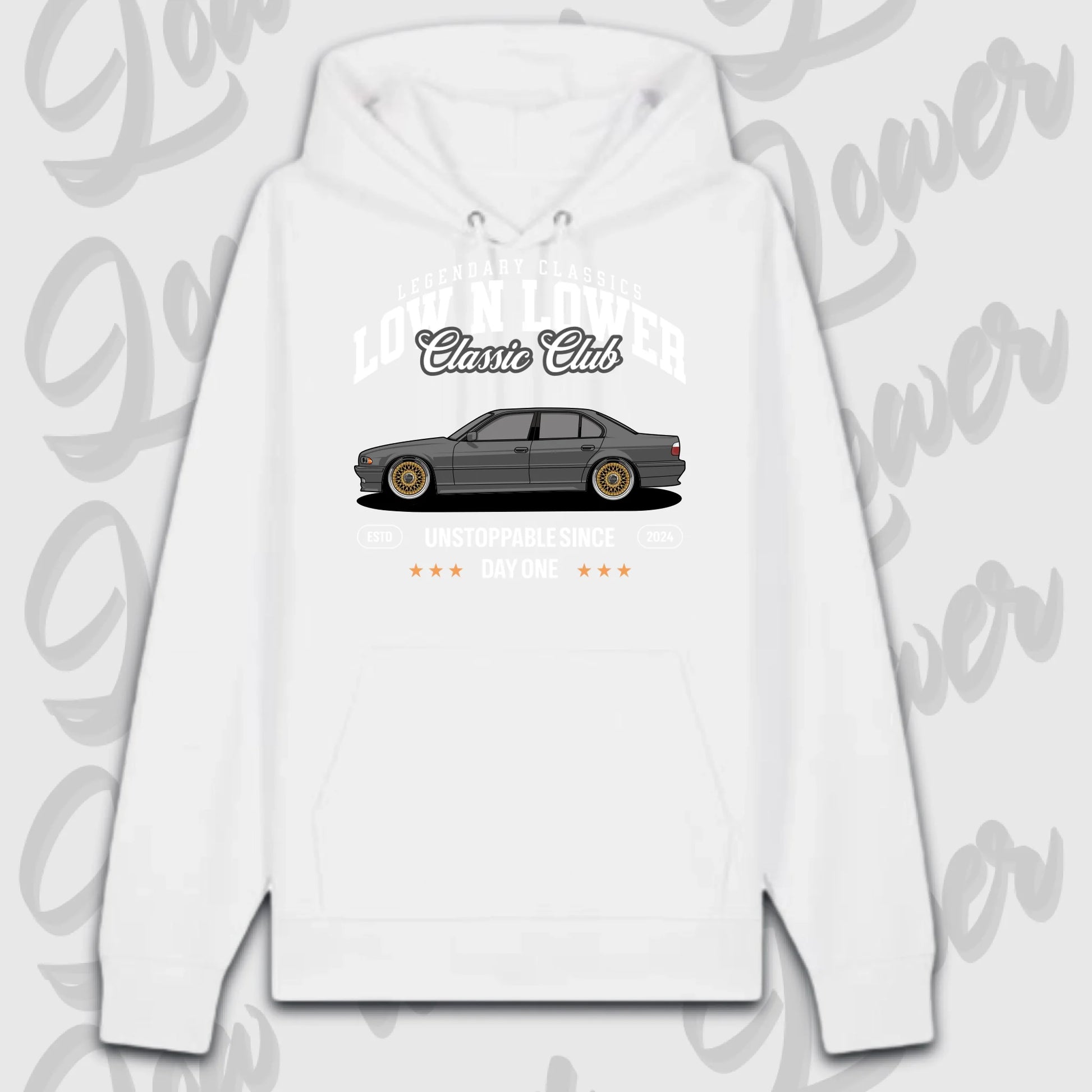 Premium hoodie weiß