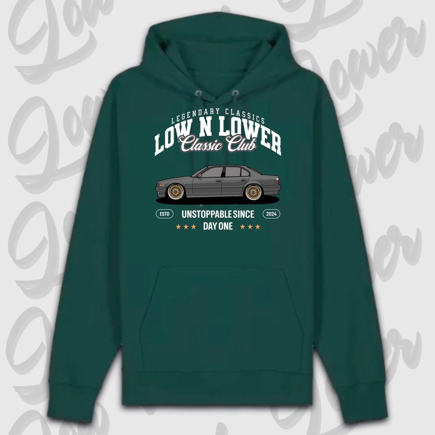 Premium hoodie grün