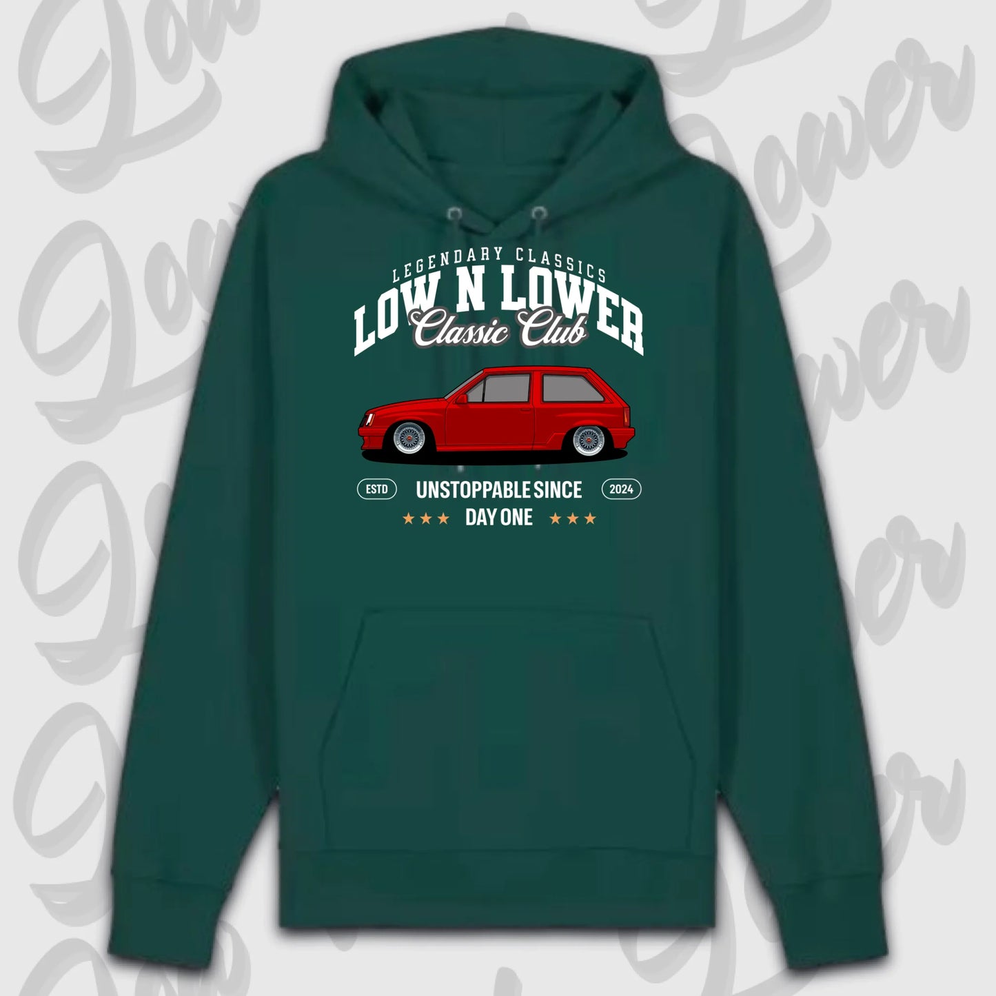 Premium hoodie grün