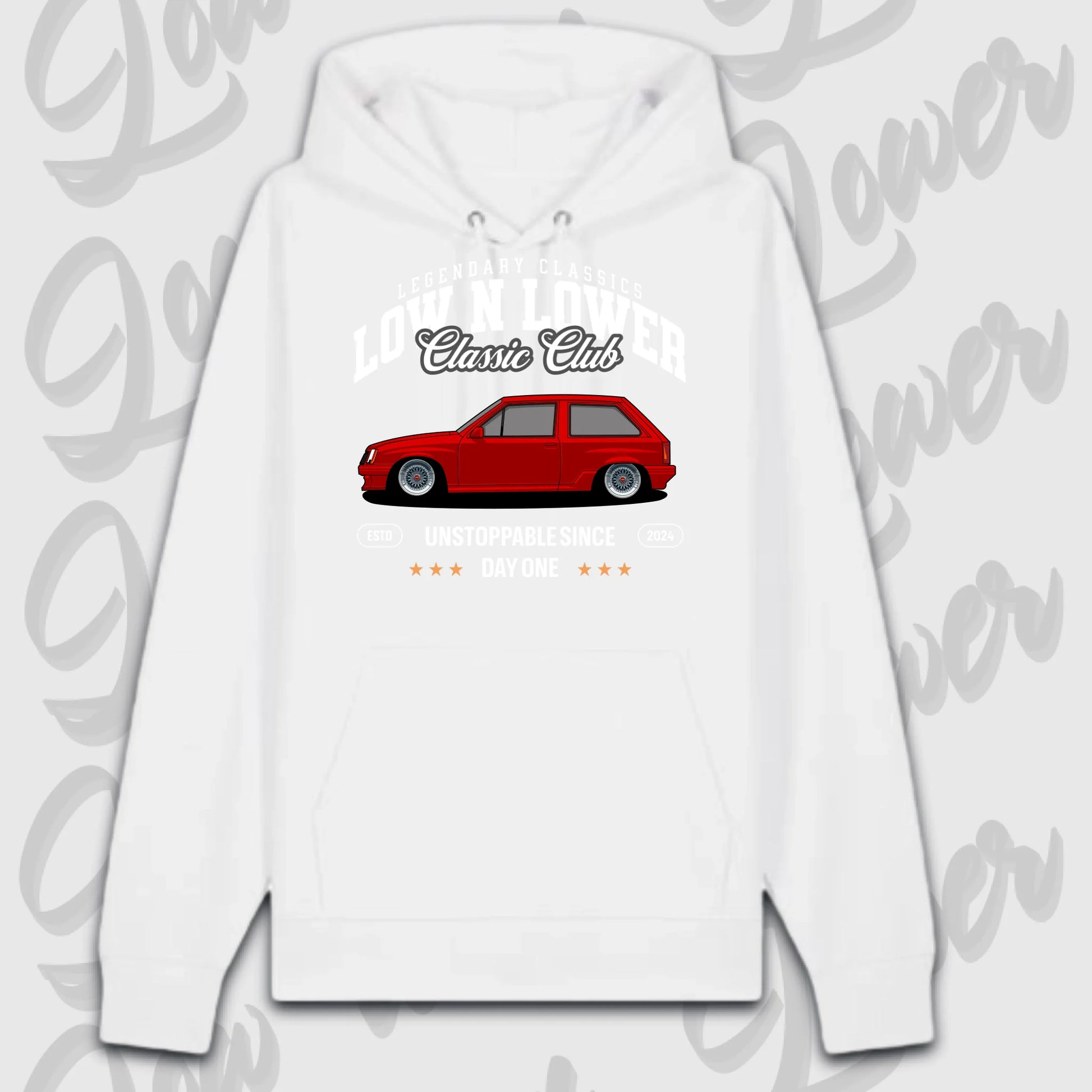 Premium hoodie weiß