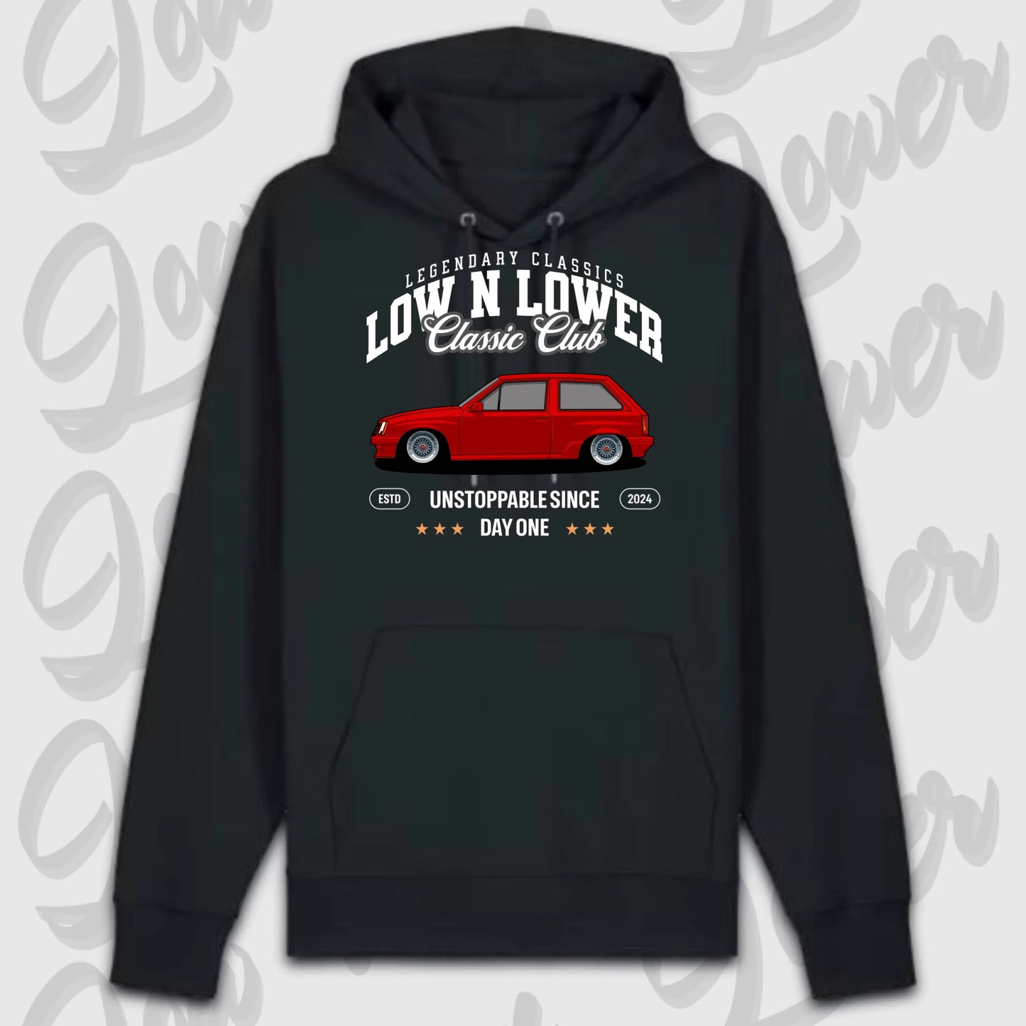 Premium hoodie schwarz