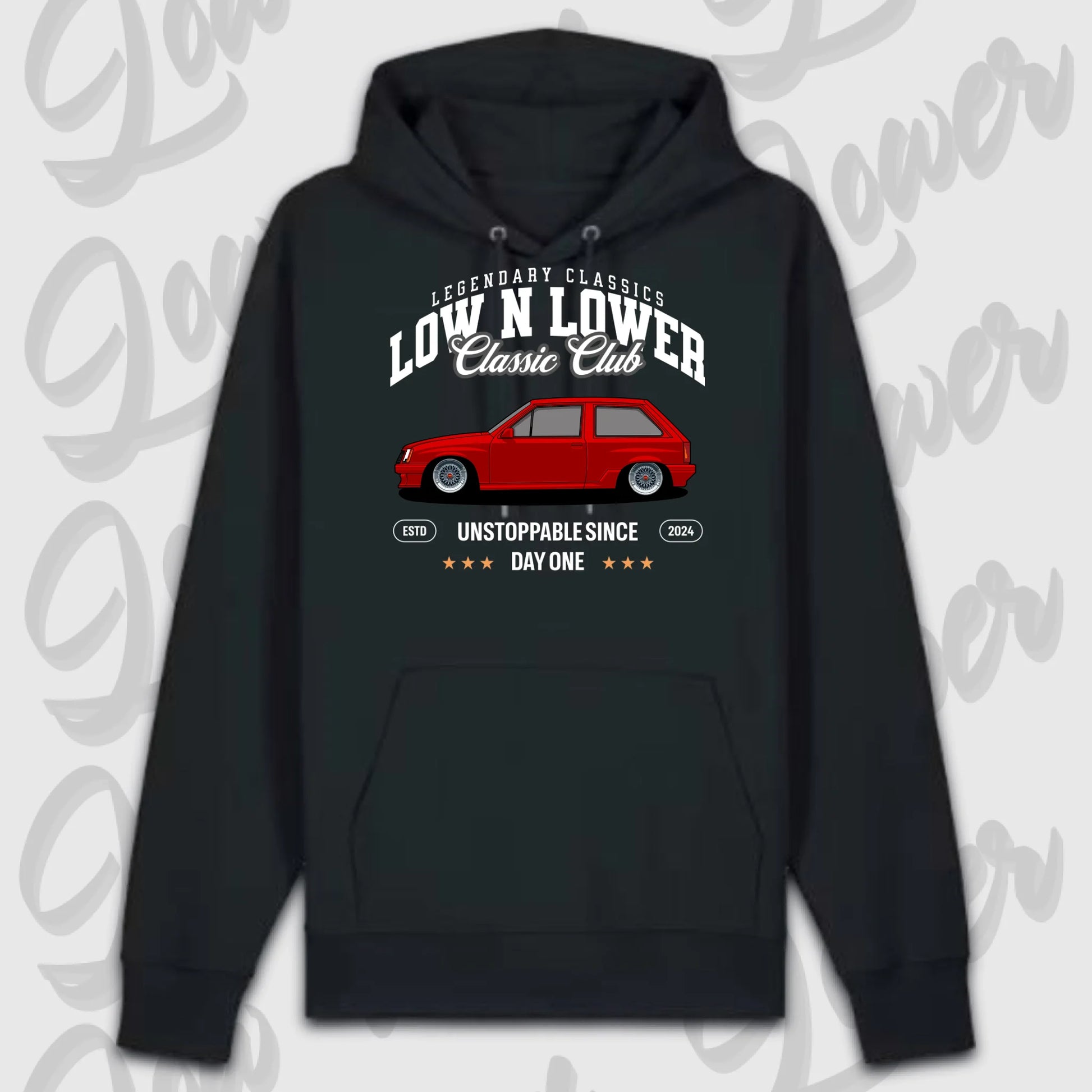 Premium hoodie schwarz