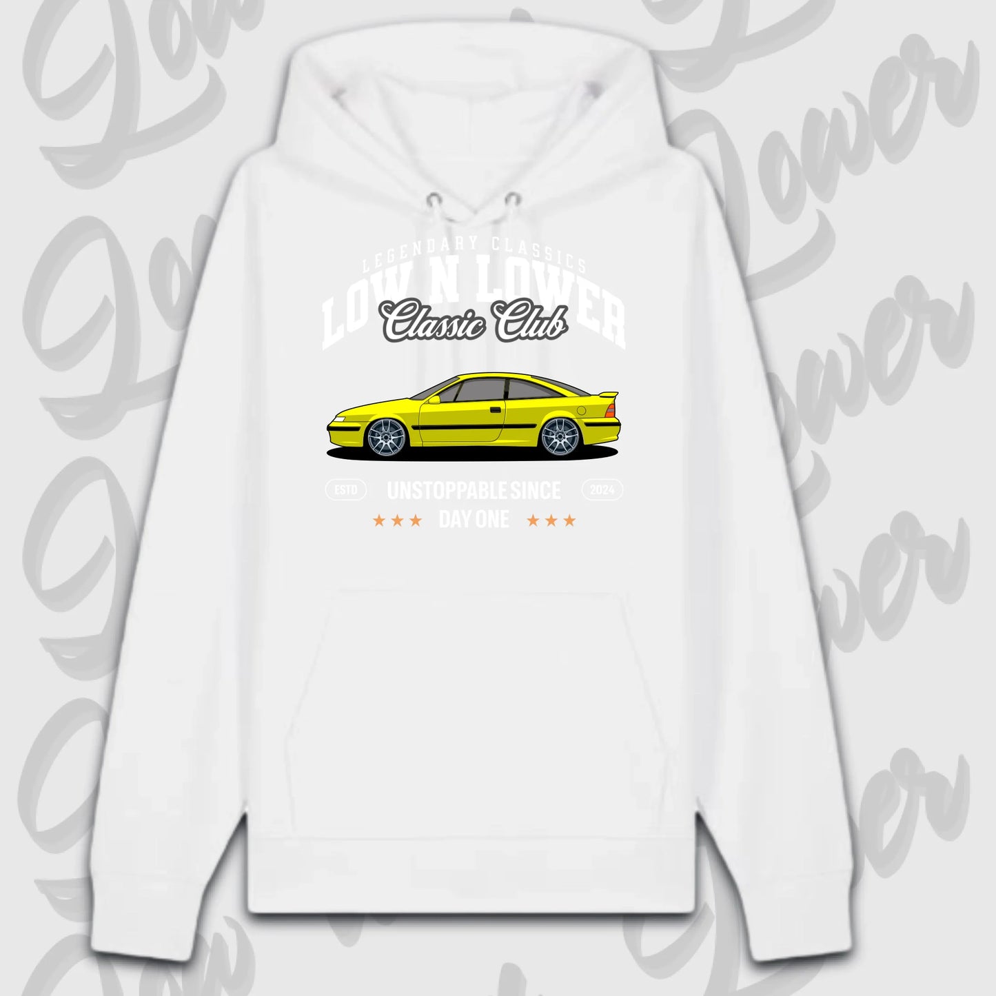 Premium hoodie weiß