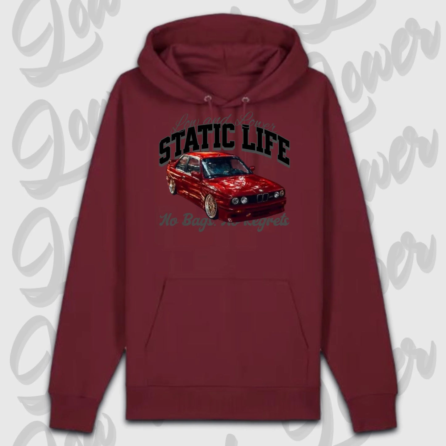 Premium hoodie Burgunds