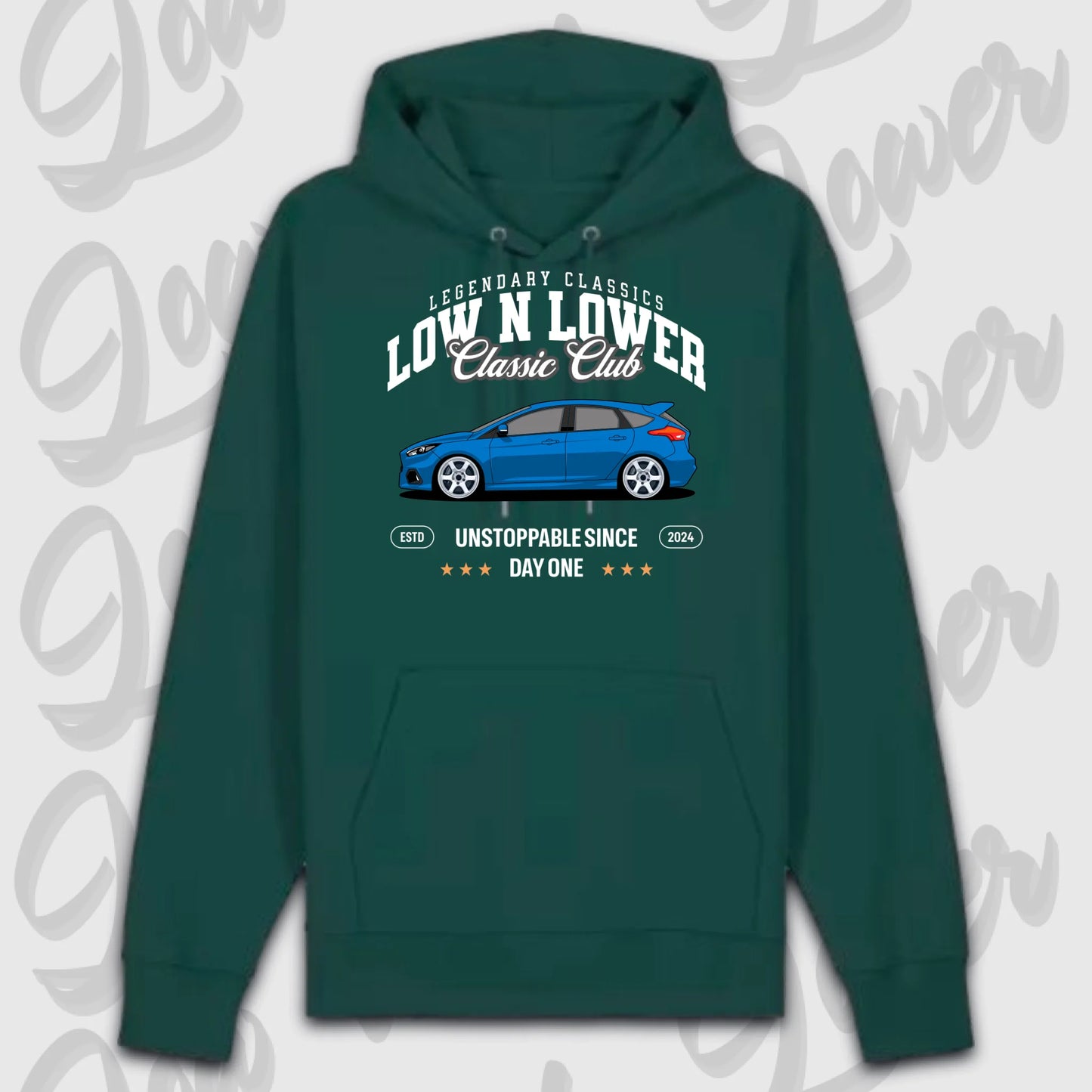 Premium hoodie grün