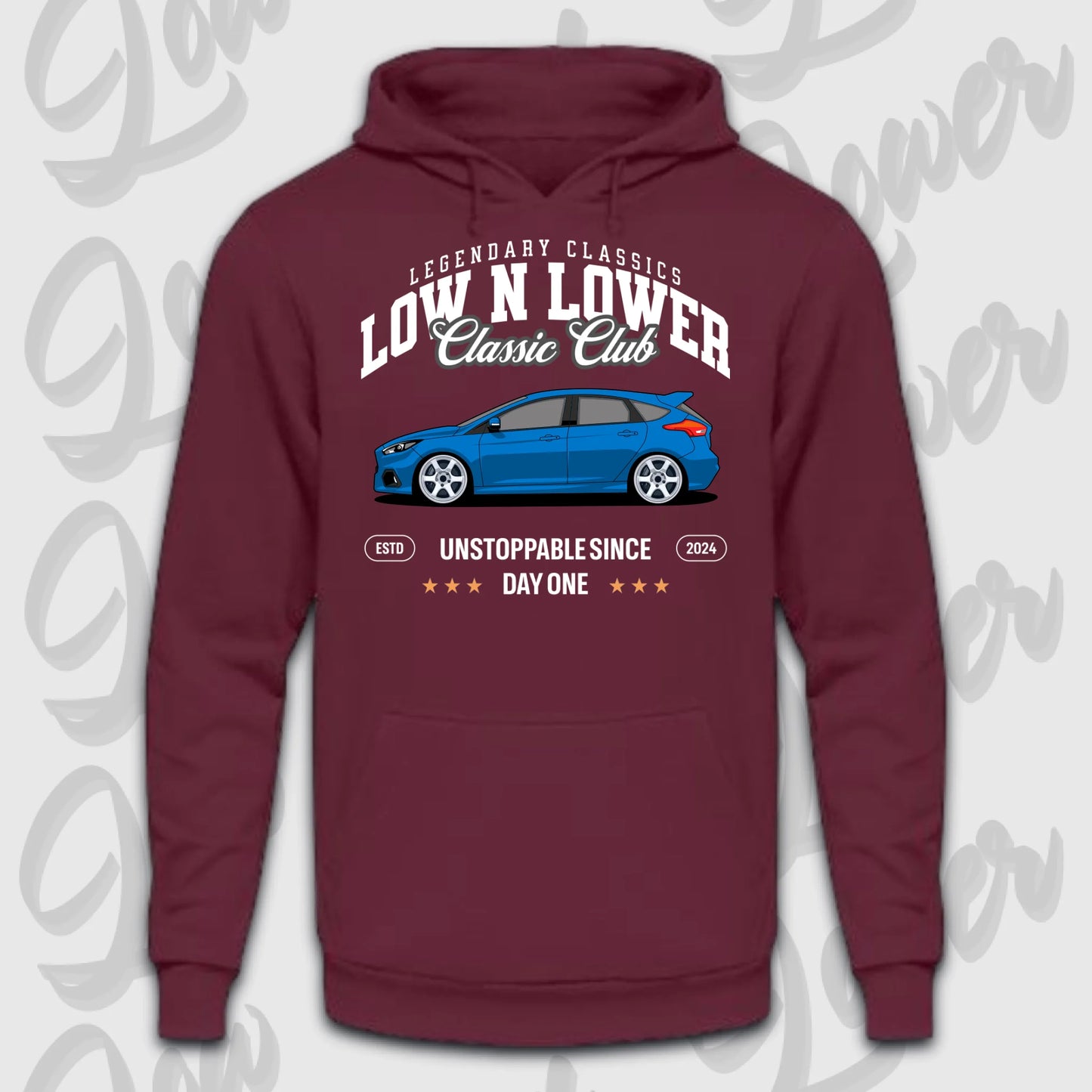 Standard hoodie Burgunds