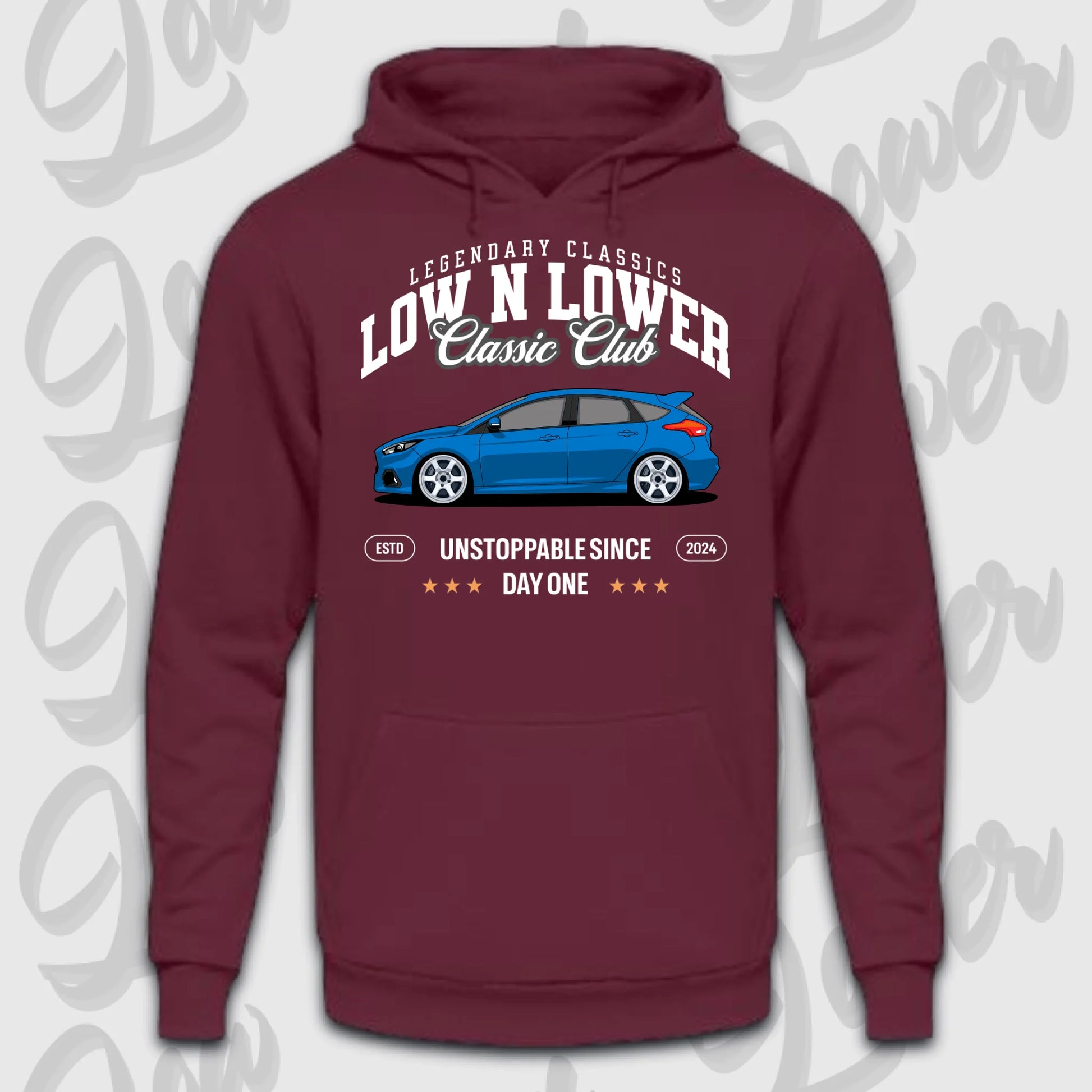 Standard hoodie Burgunds