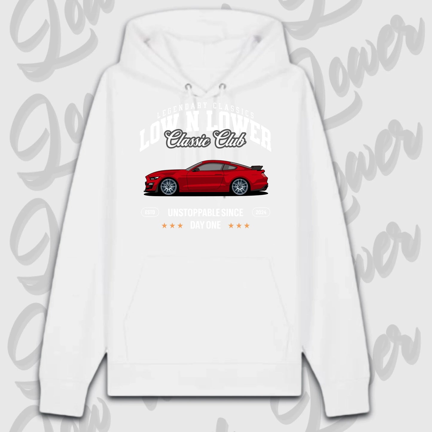 Premium hoodie weiß