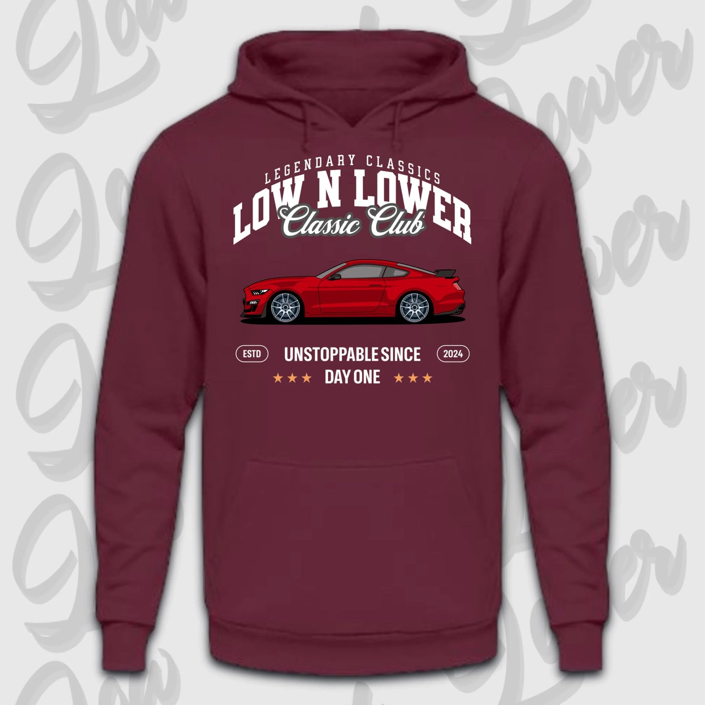 Standard hoodie Burgunds