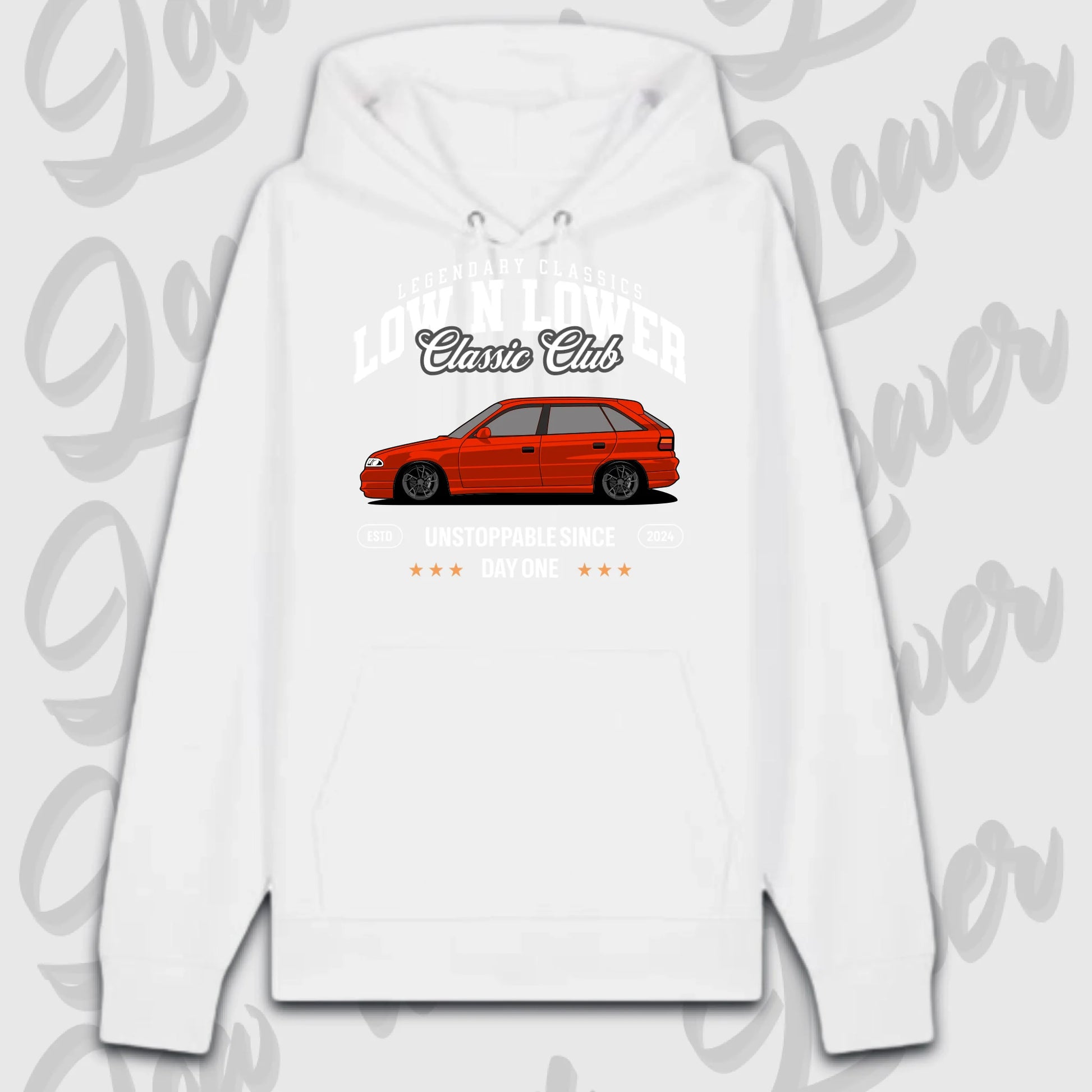 Premium hoodie weiß