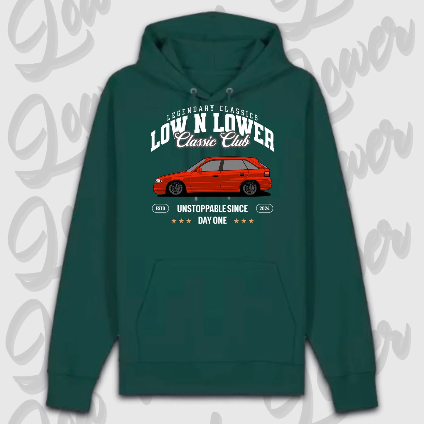 Premium hoodie grün