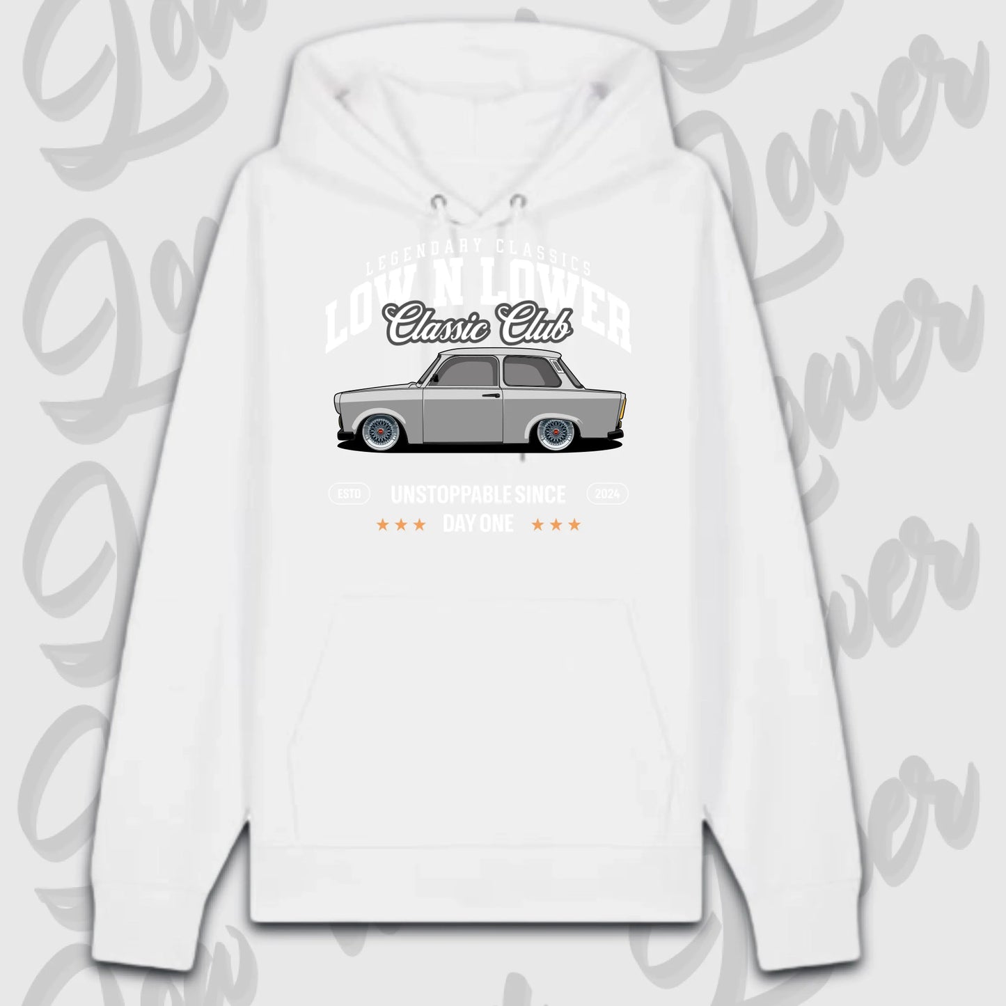 Premium hoodie weiß