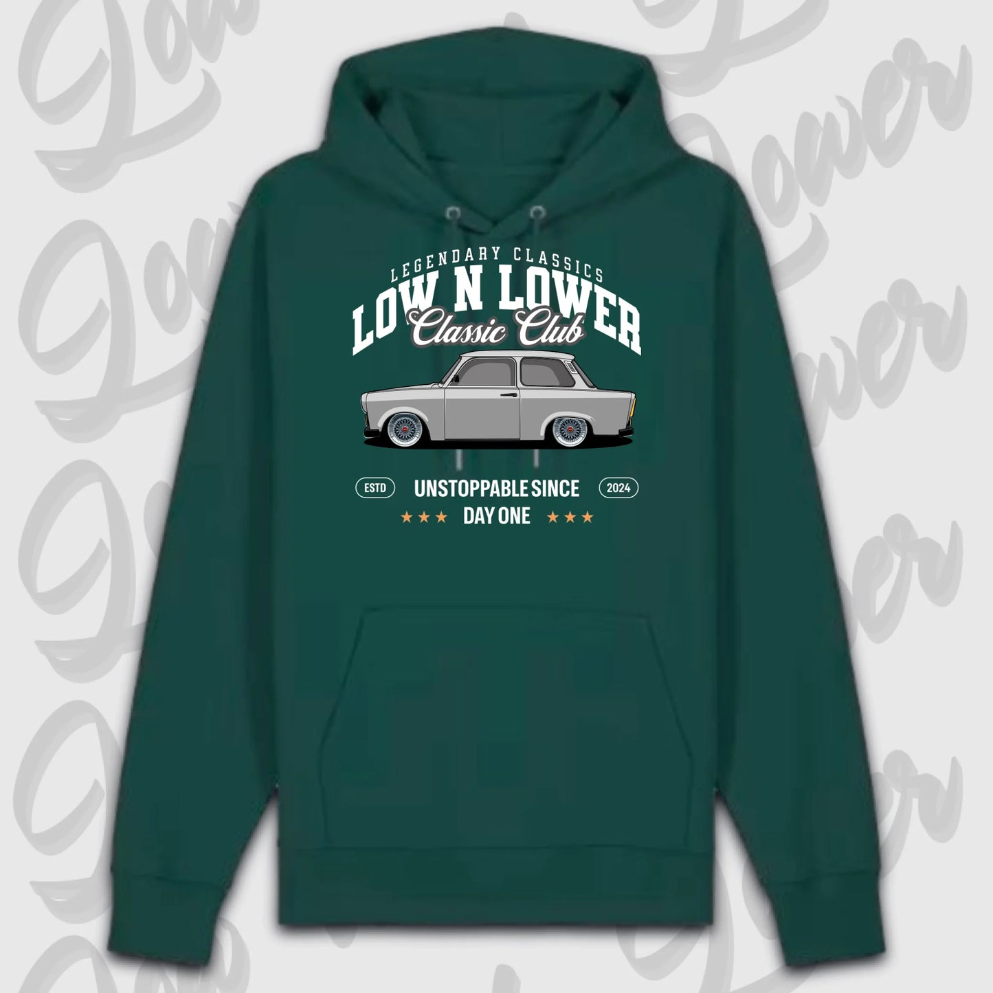 Premium hoodie grün