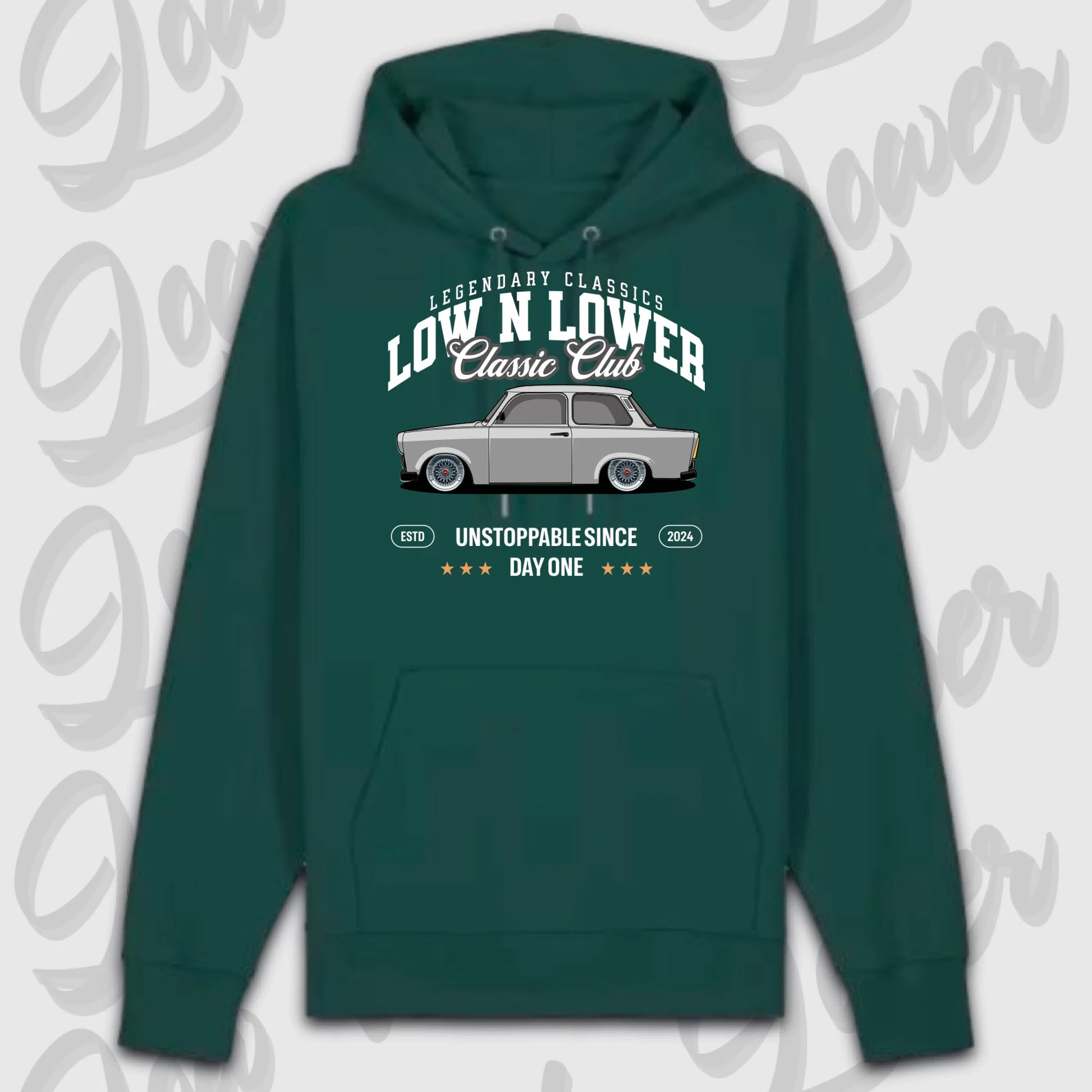 Premium hoodie grün