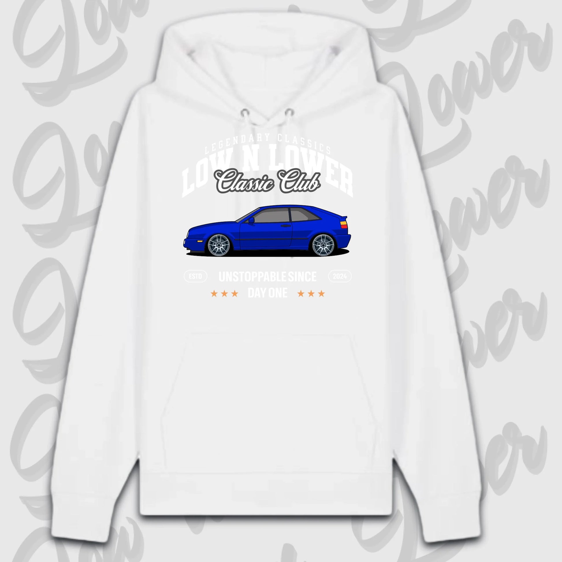 Premium hoodie weiß