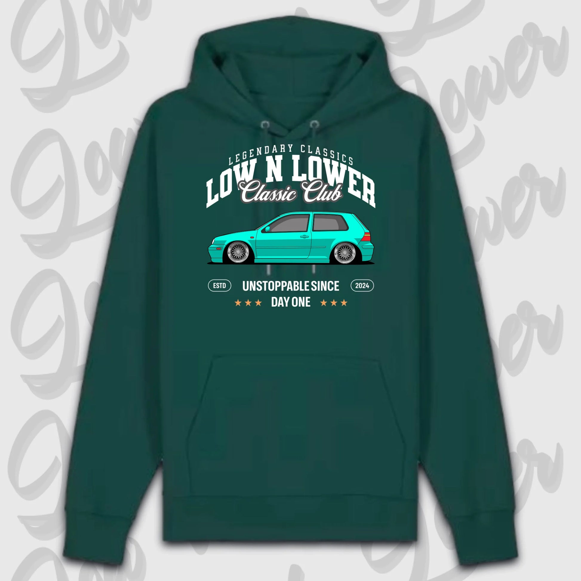 Premium hoodie grün